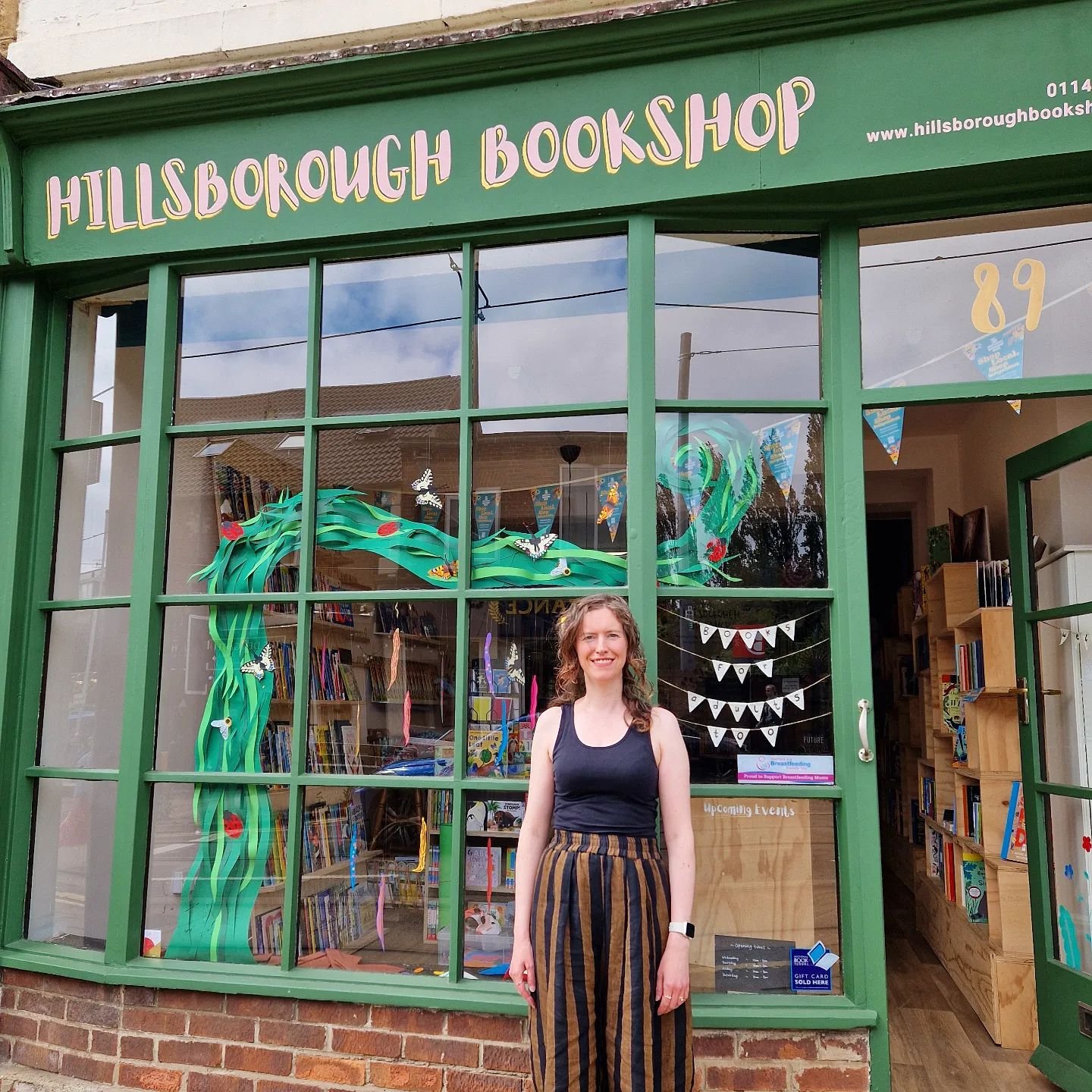 Have you seen our latest window display yet? It is a stunner! Created by local paper artist @kutandstik it really is the magic beanstalk of dreams! Come down and see what you can spot hiding in it 👀 

We're always looking to work with local artists 