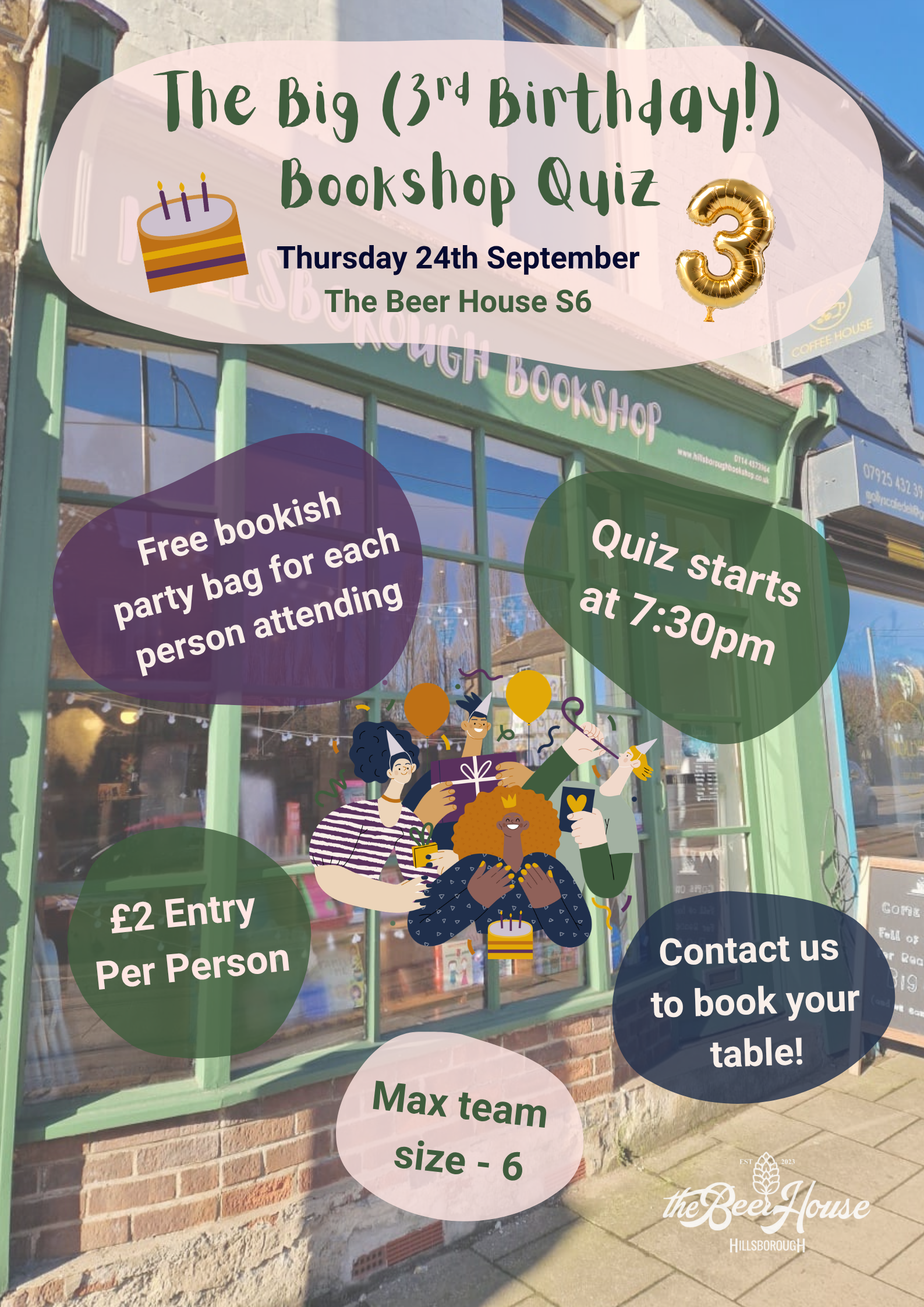 The Big (3rd Birthday) Bookshop Quiz