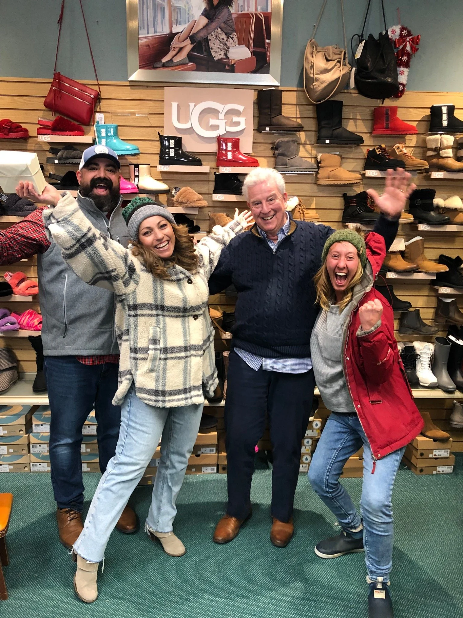 Mistletoes shoe shopping event
