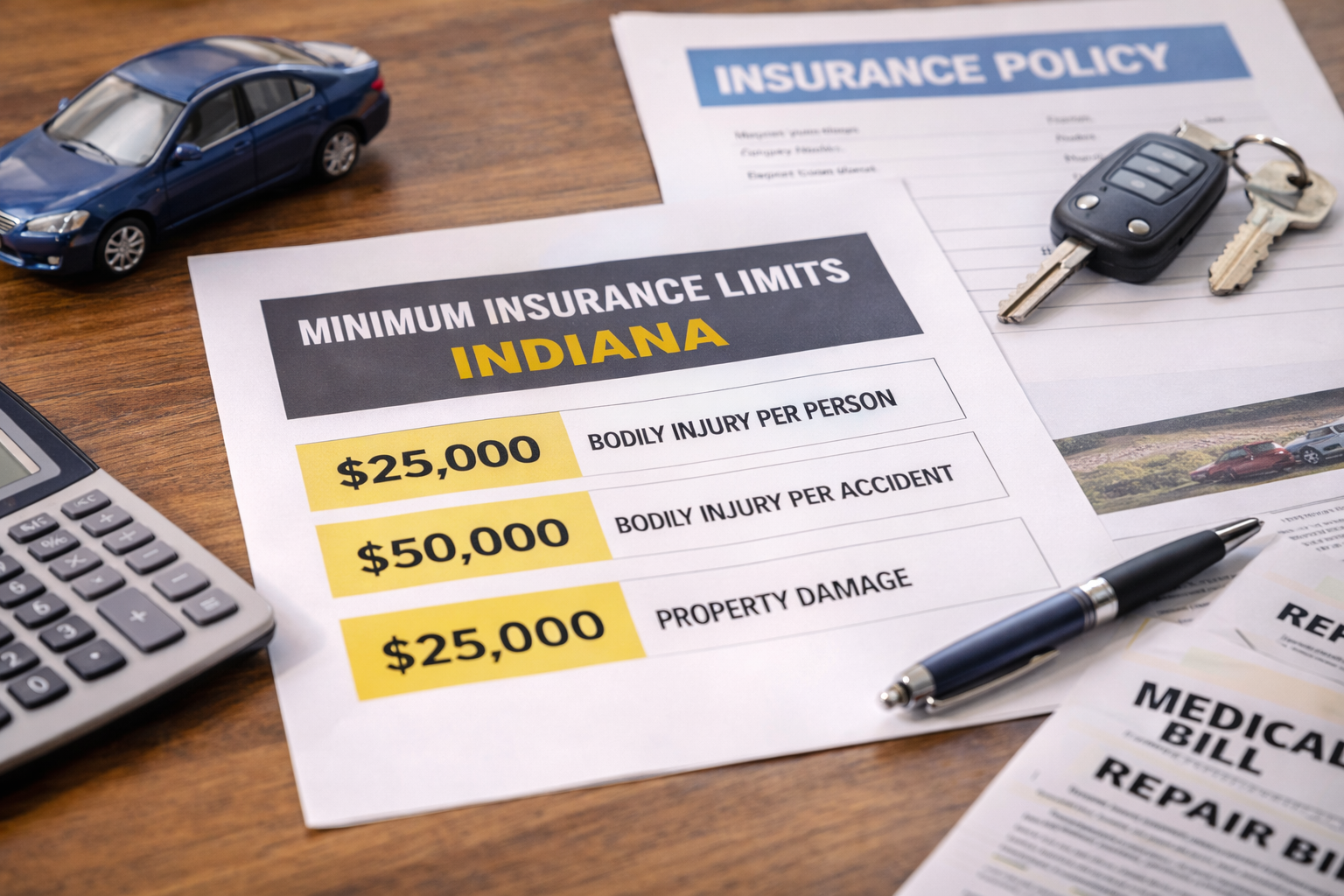 What Are the Minimum Auto Insurance Requirements in Indiana?