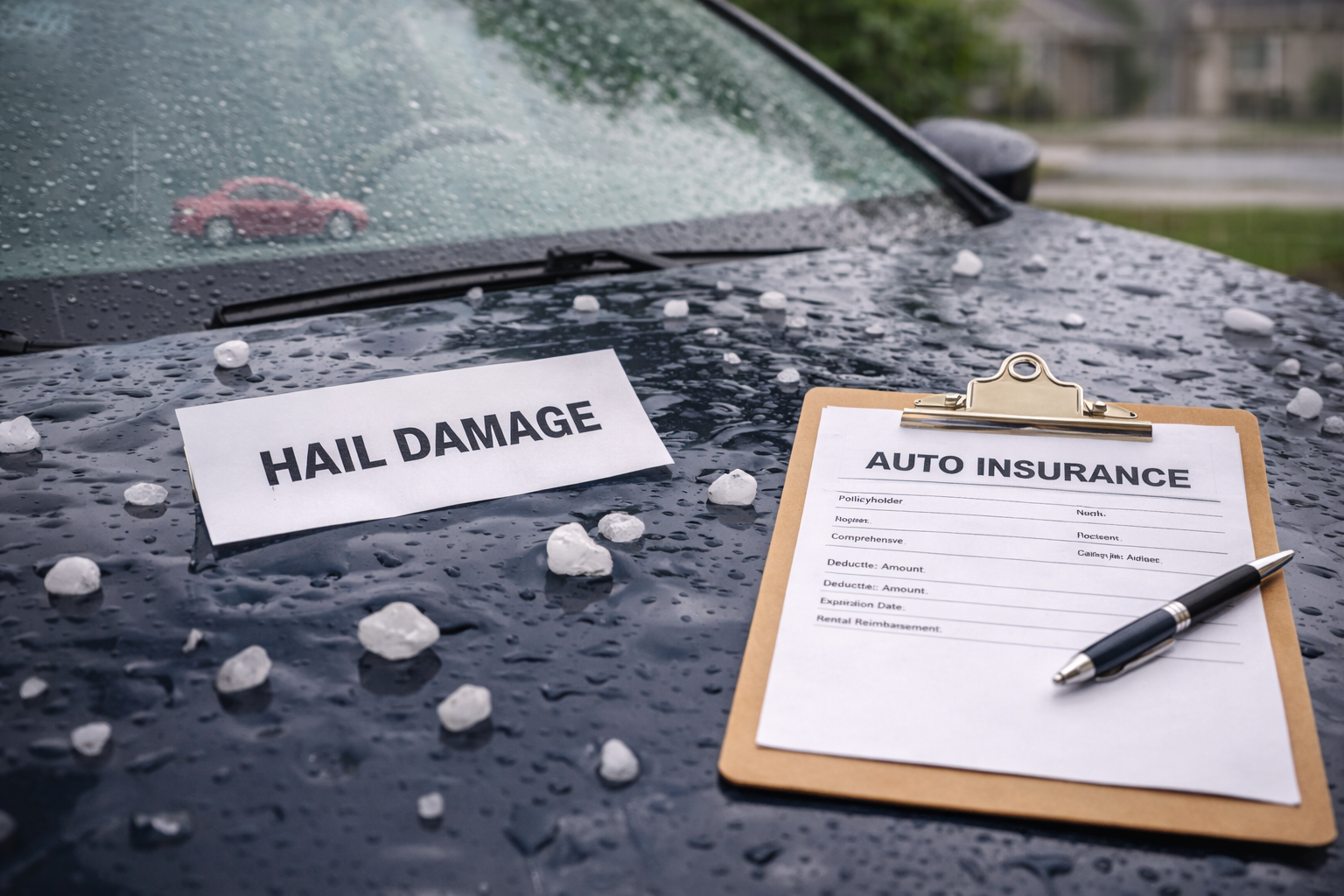 Does Auto Insurance Cover Hail Damage in Indiana?