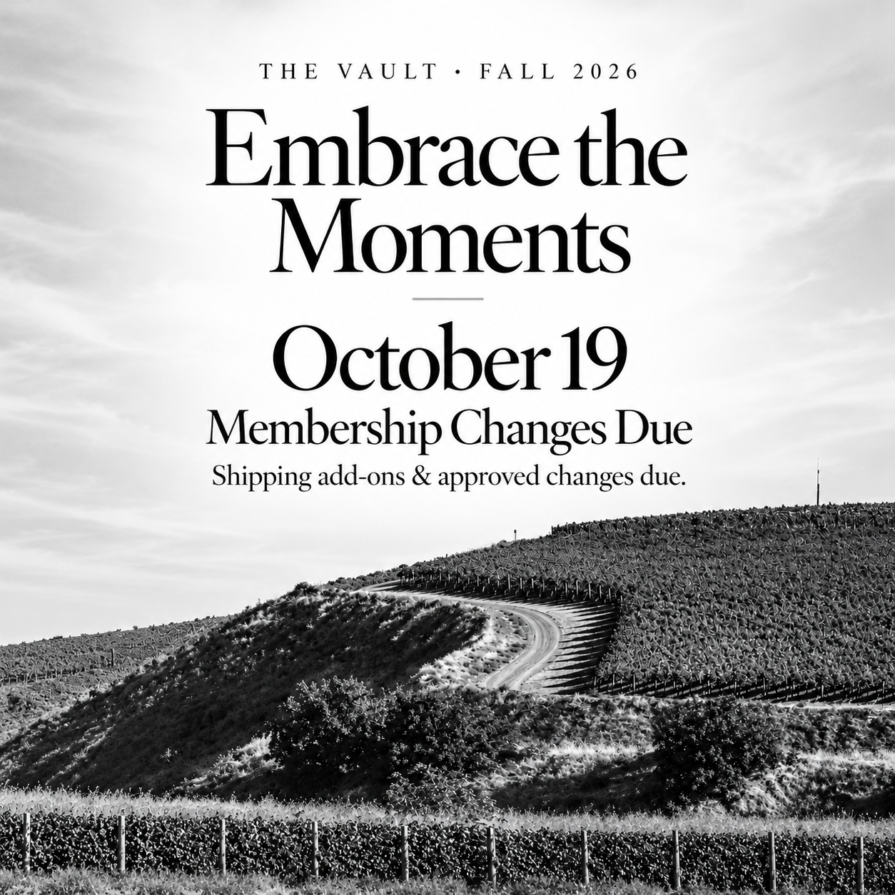 Vault Fall Release — Changes Due