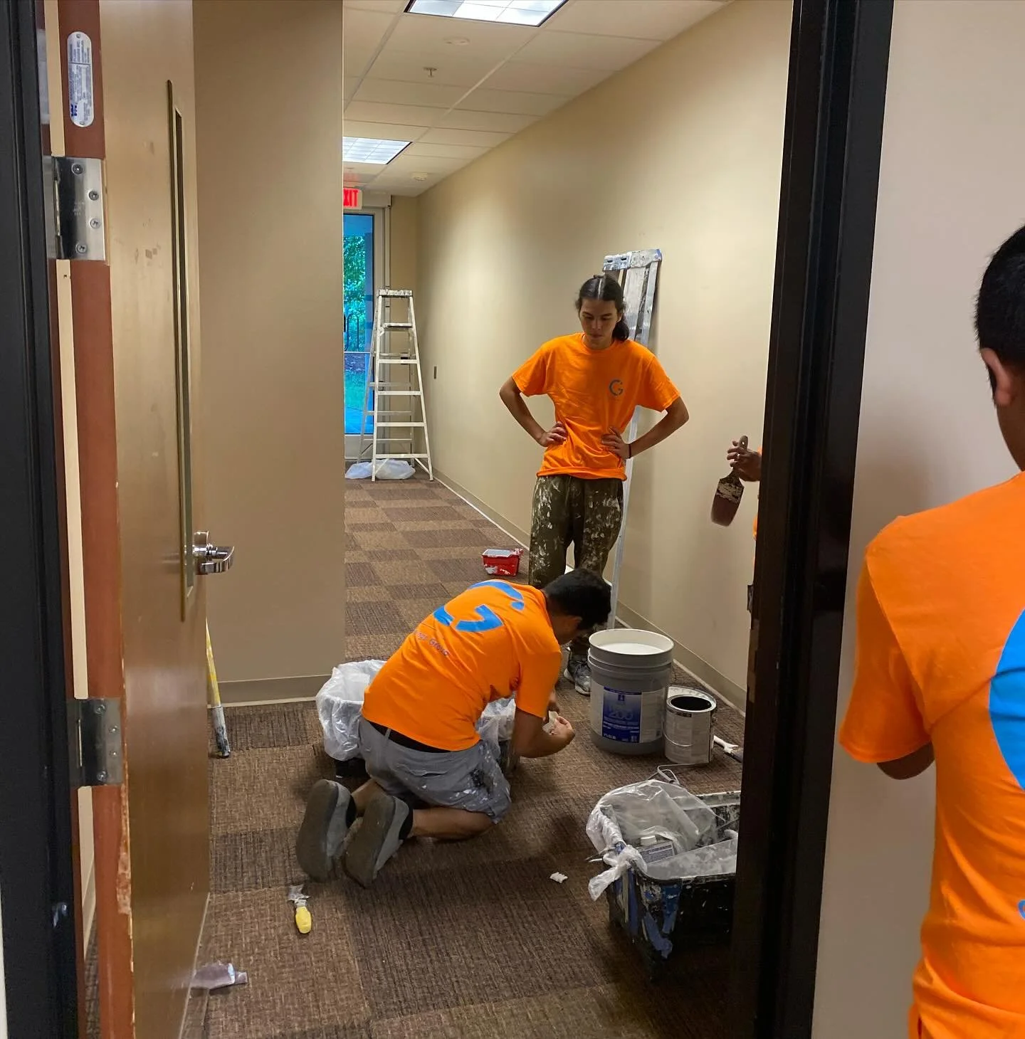 Excited to partner with our friends at @coveringsgroup on a 63,000 sq ft flooring &amp; paint refresh!