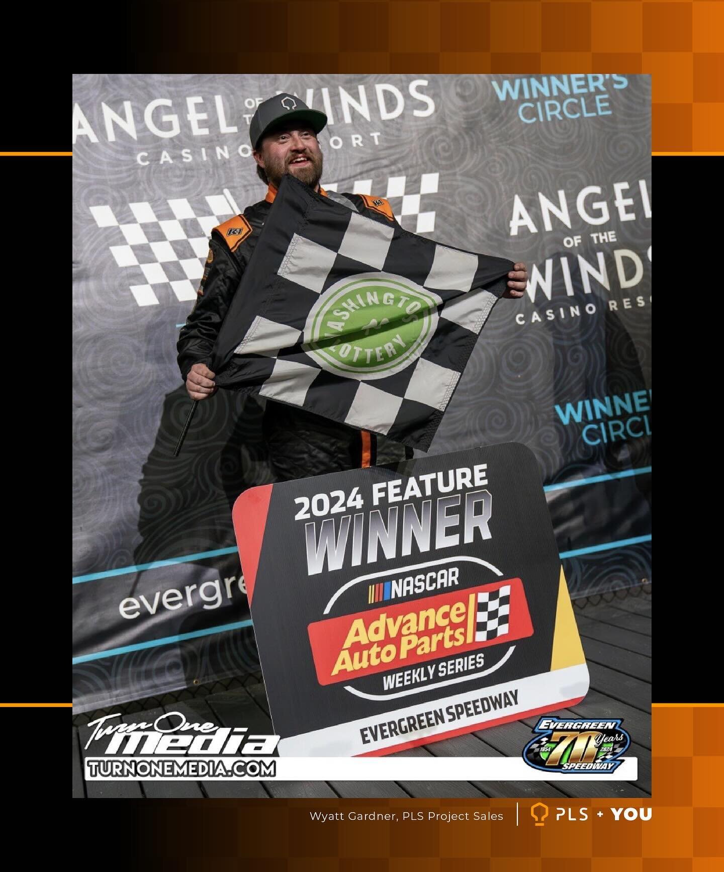 WINNER |  PLS IS RACING

PLS Project Sales - Wyatt Gardner, took first in last week&rsquo;s Advanced Auto Parts series at Evergreen Speedway!&nbsp; Come watch him race this weekend at the 55th running of the Apple Cup @ Tri-City Raceway.

https://www