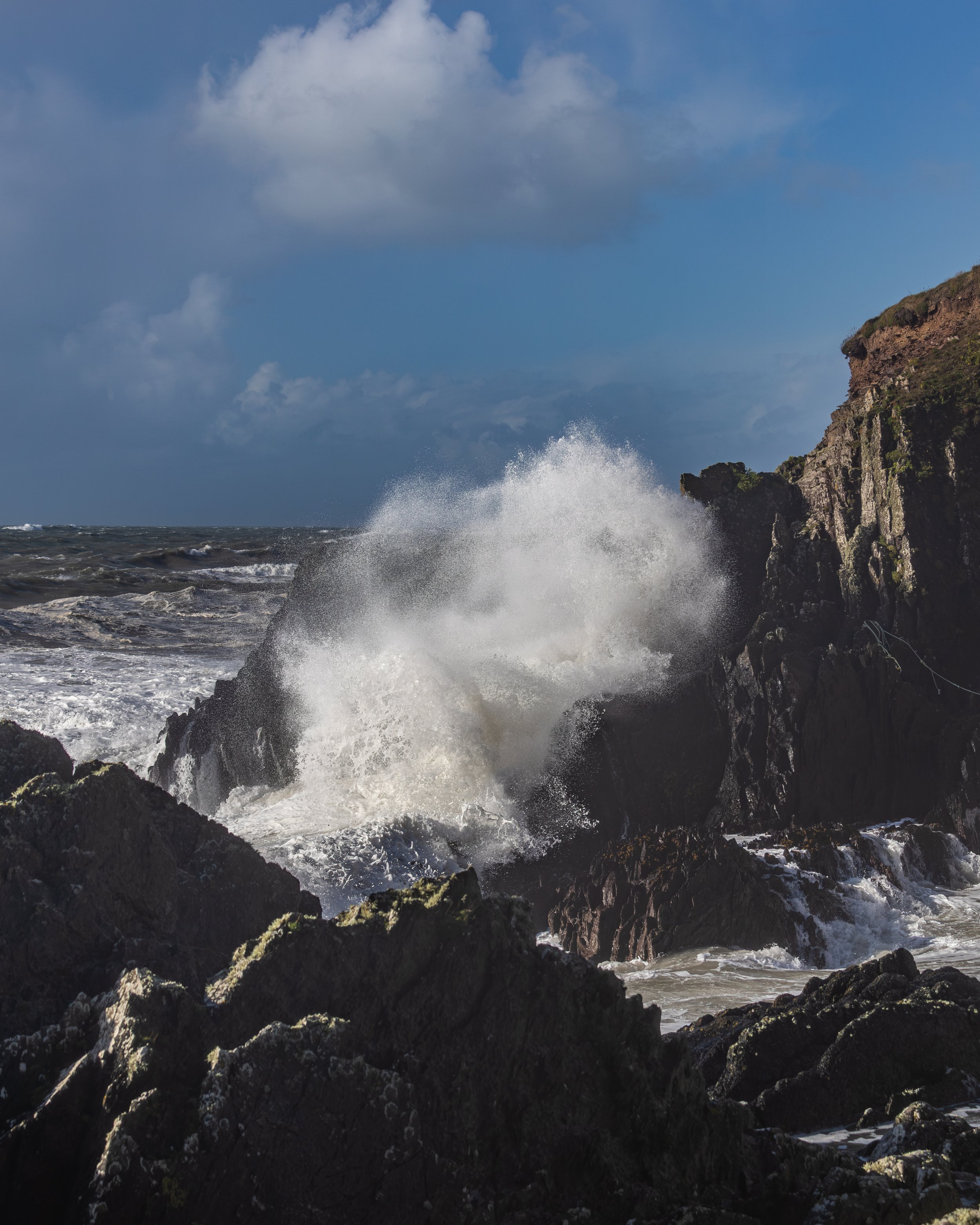 ballycotton cliff waves 8x10.jpg