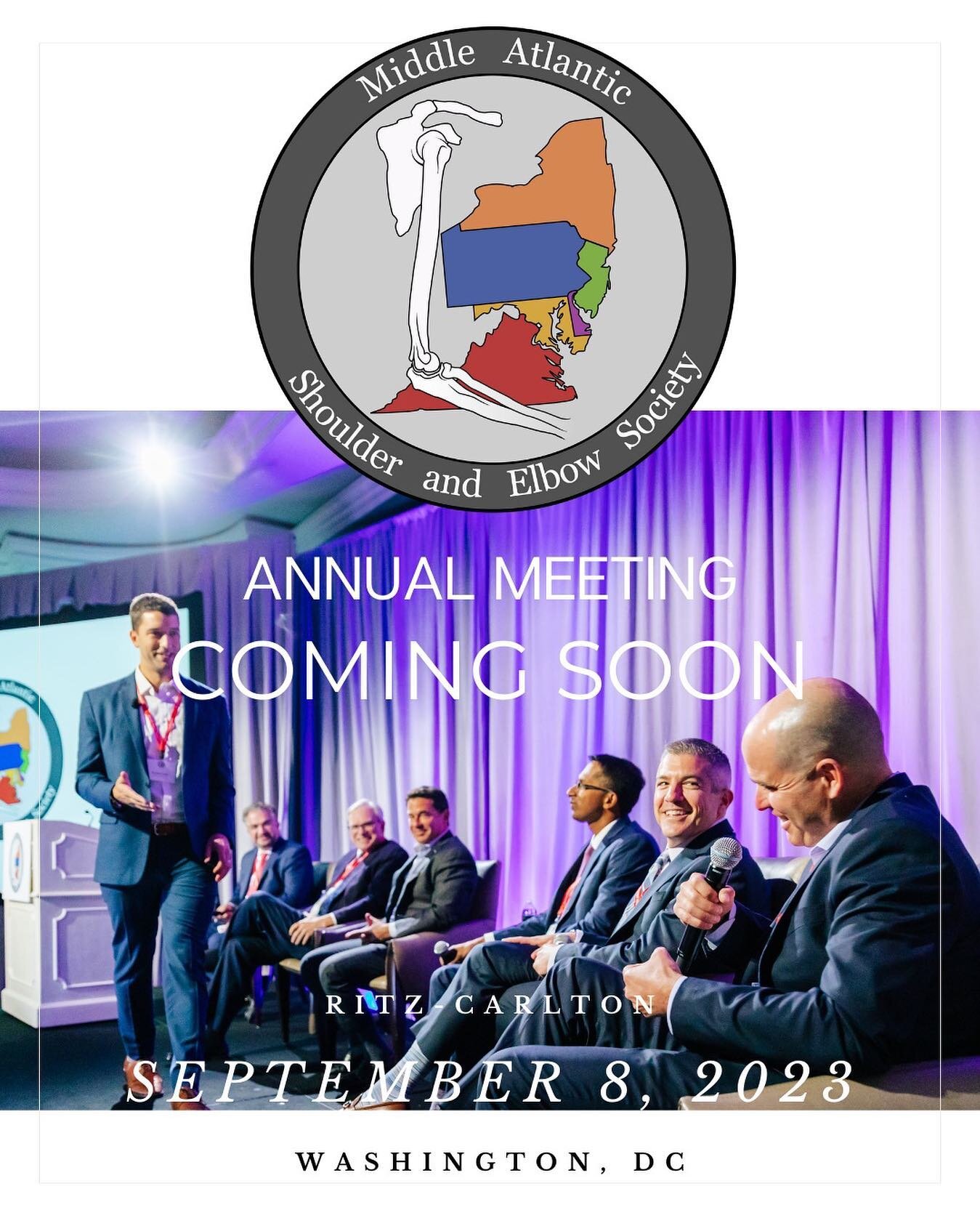 MASES Annual Meeting will be held Friday, September 8, 2023. Expect a program packed with lectures, lively debate, discussion and networking. Visit the link in the bio for more info - we look forward to seeing you there!

#orthopedicsurgery #shoulder