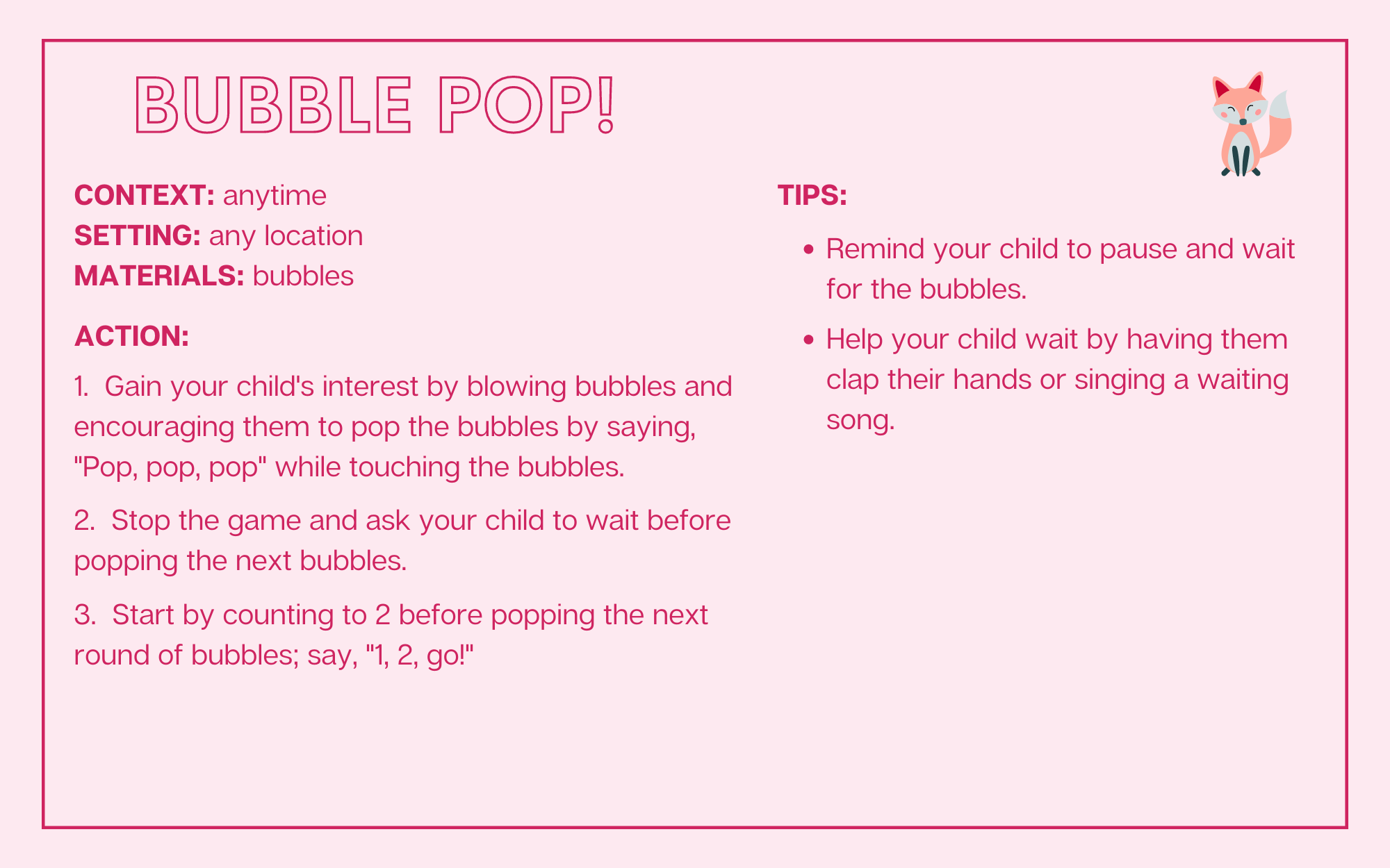 Bubble Pop!
