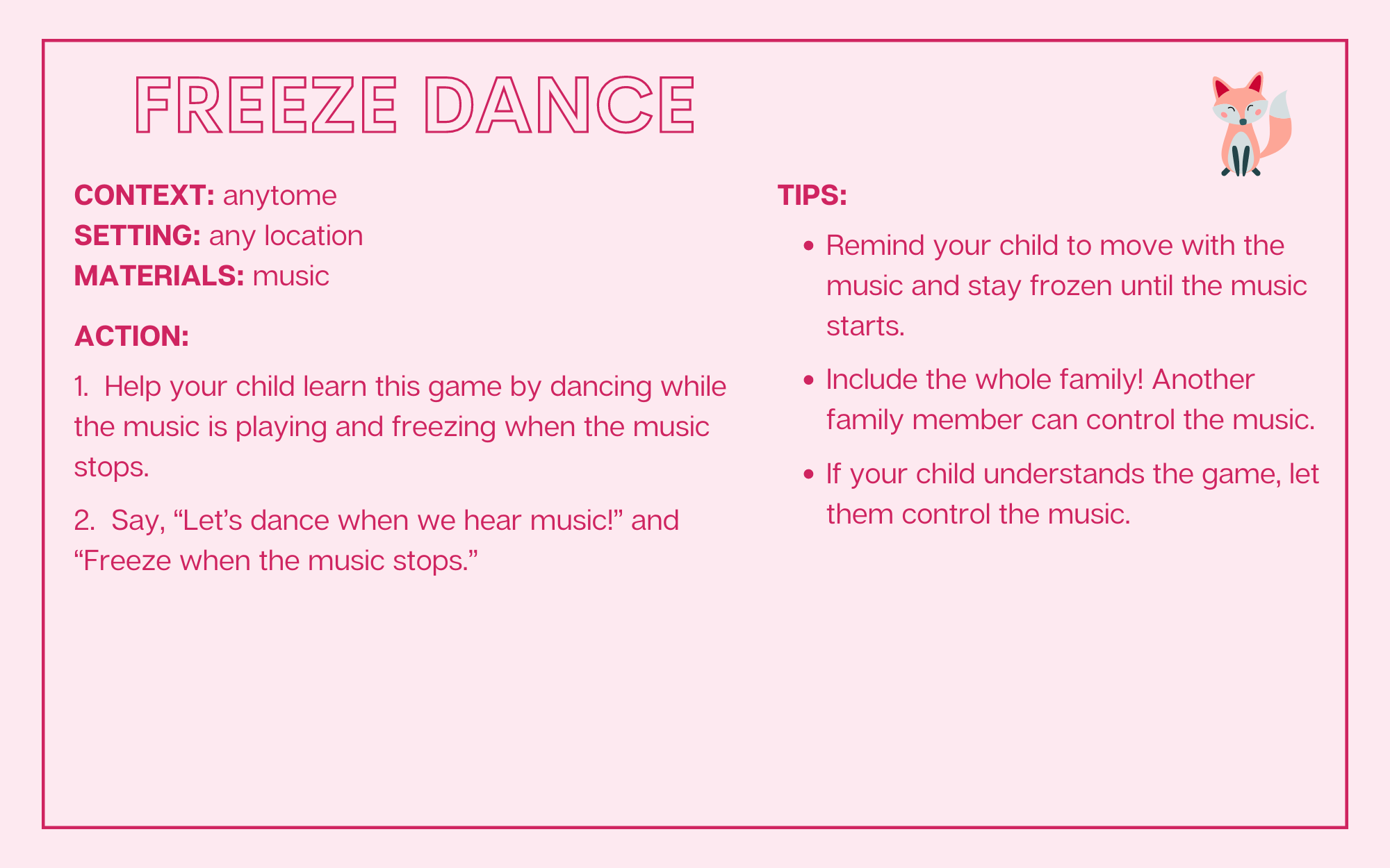 Freeze Dance