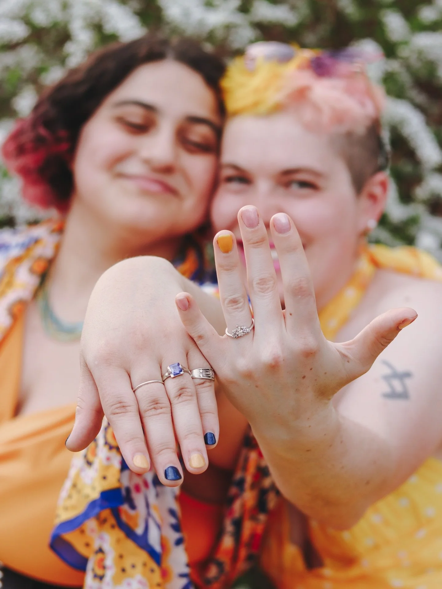 Seeing these save the dates with a photo I took on them&hellip; 🥹 so cool 💛💗

#engagementphotoshoot #queerengagement #engagmentphotographer #newenglandphotographer #queerlove