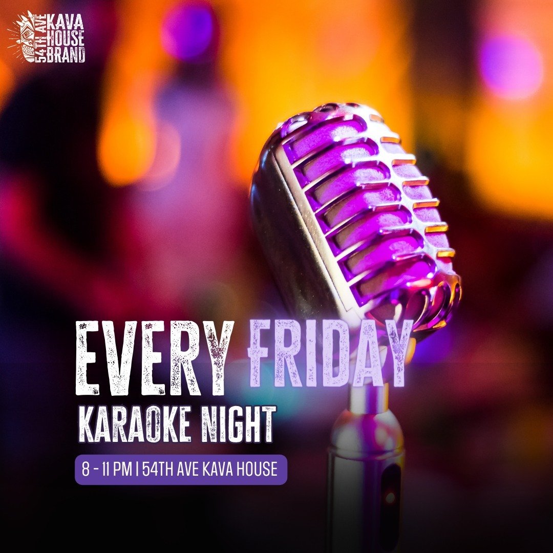 🎤 Psst! Did you miss the memo? It's karaoke night every Friday at 54th Ave from 8-11 PM! 🎶

Don't let your Friday nights go unnoticed &ndash; grab the mic, unleash your inner superstar, and join us for a night of laughter, music, and unforgettable 