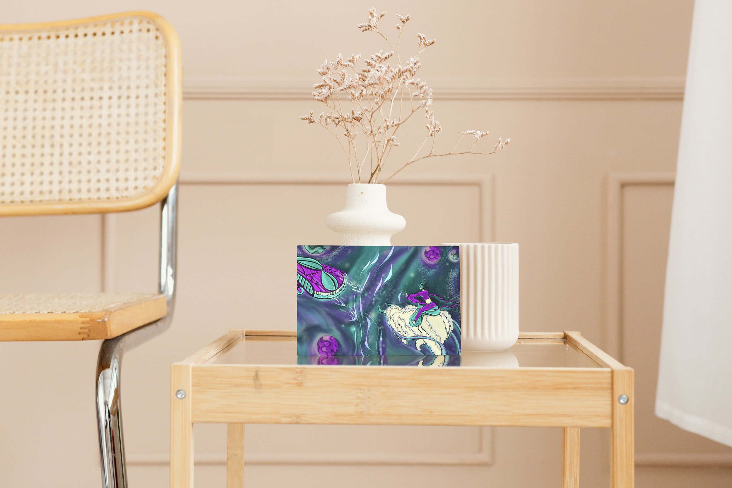 Space Off Art Card