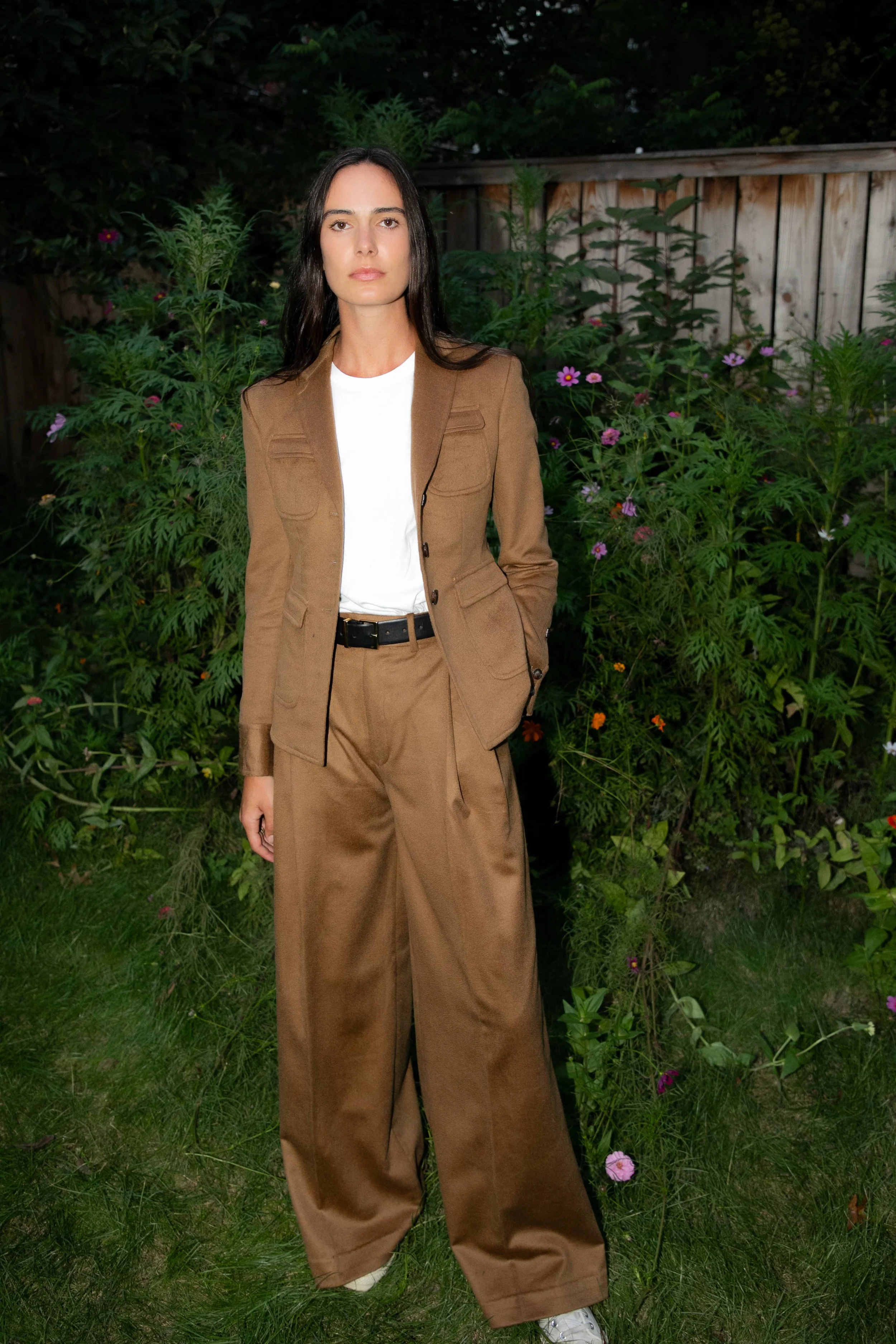 Loro Piana Cashmere Custom Ladies Pant Suit