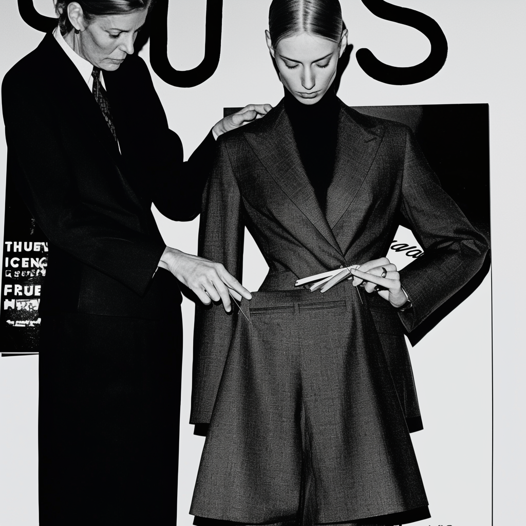 second fitting for wedding suit