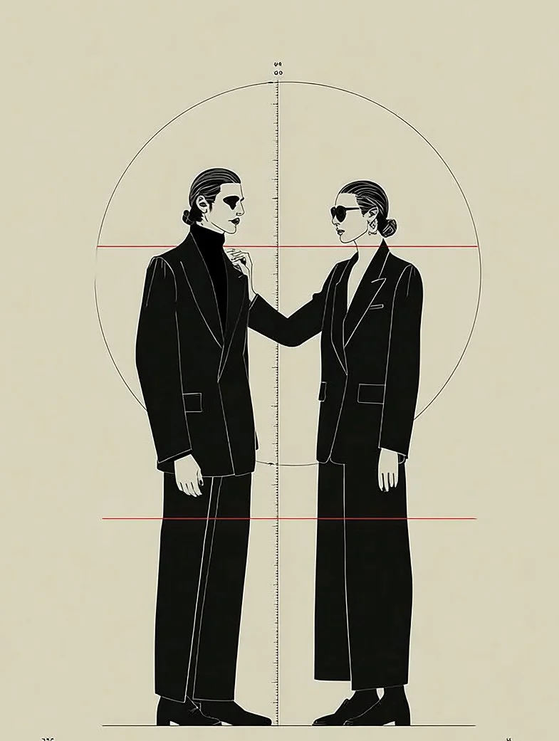 second fitting for wedding suit