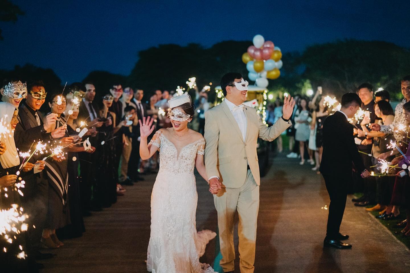 Philip &amp; Mandy &mdash; 2 December 2023 ❤️

This sparkler entrance with 300 guests was definitely one of the highlights of the night. We are so glad we made it happen 🥹

Photography: @amabelleang_ 
Videography: @linstudios 
Styling: @linstudios