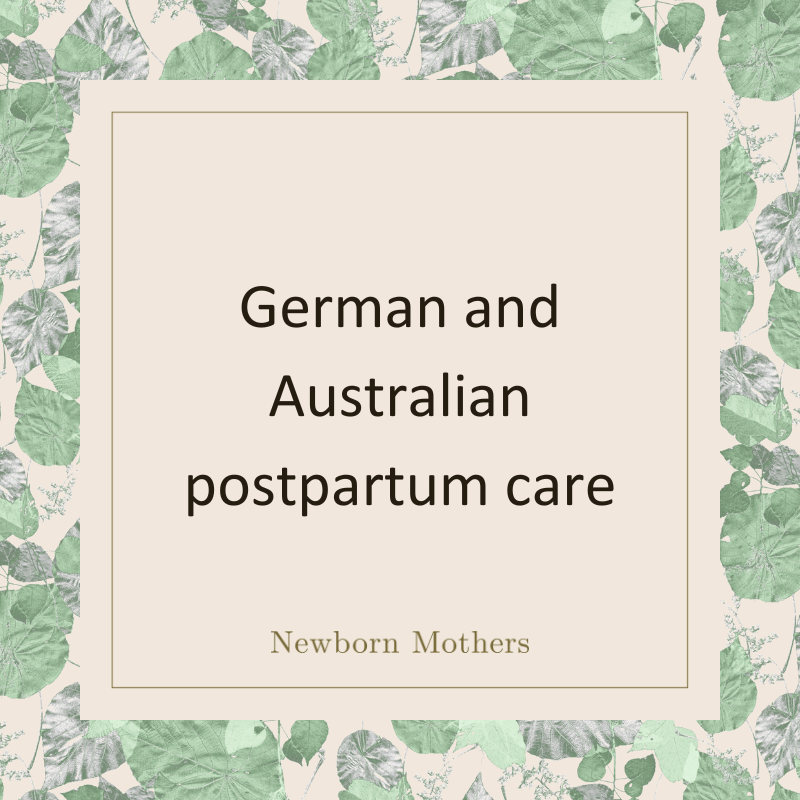 Podcast - Episode 16 - German and Australian postpartum care