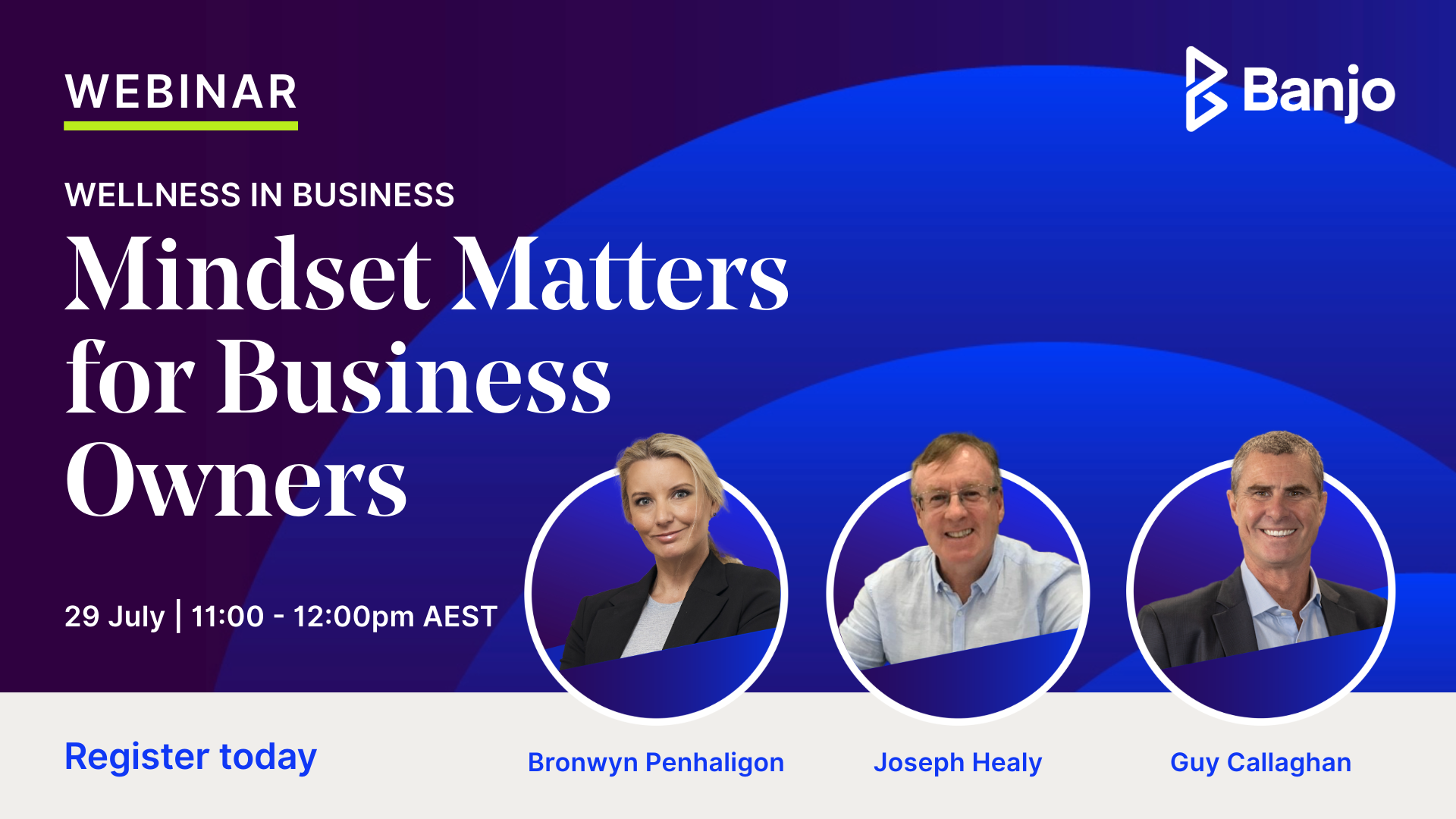 Banjo Webinar | Mindset Matters for Business Owners