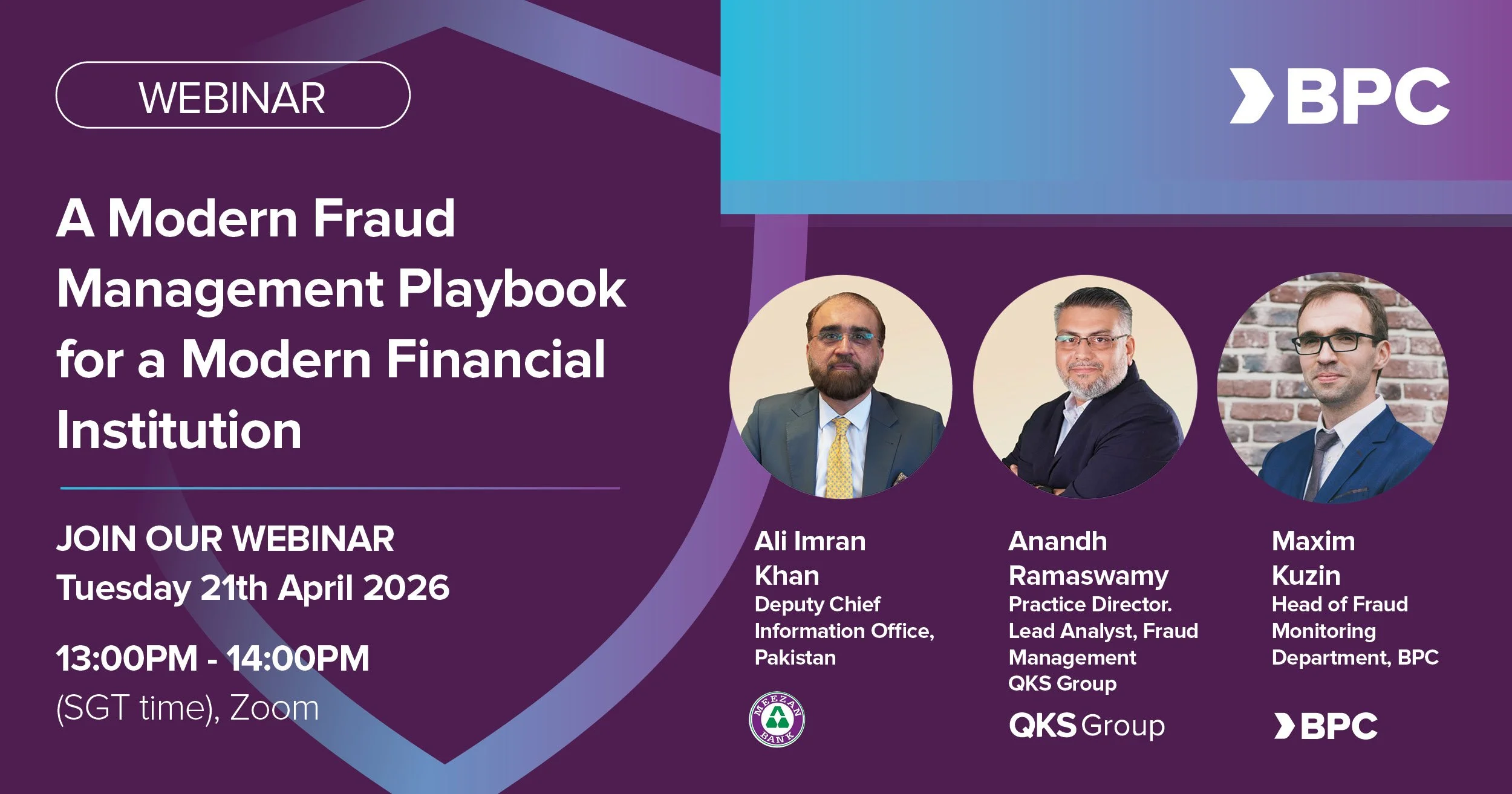 BPC Webinar | A Modern Fraud Management Playbook for a Modern Financial Institution