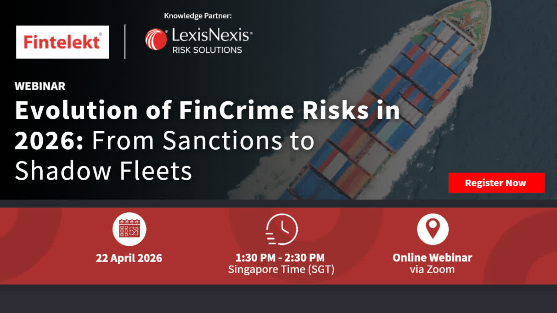 LexisNexis® Risk Solutions Webinar | Evolution of FinCrime Risks in 2026: From Sanctions to Shadow Fleets