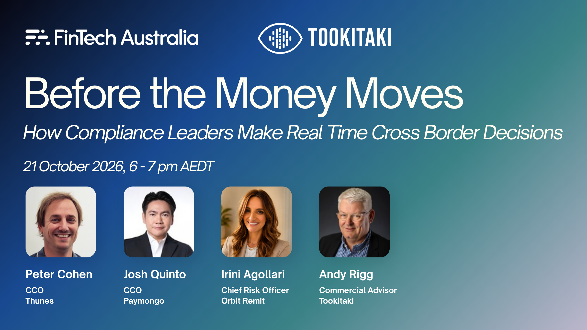 Live Webinar: Before the Money Moves - How Compliance Leaders Make Real Time Cross Border Decisions