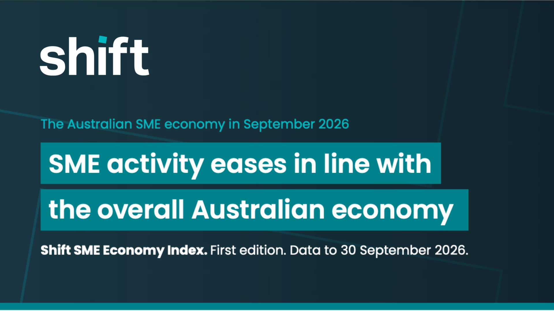 Shift launches SME Economy Index to track the performance of Australian businesses