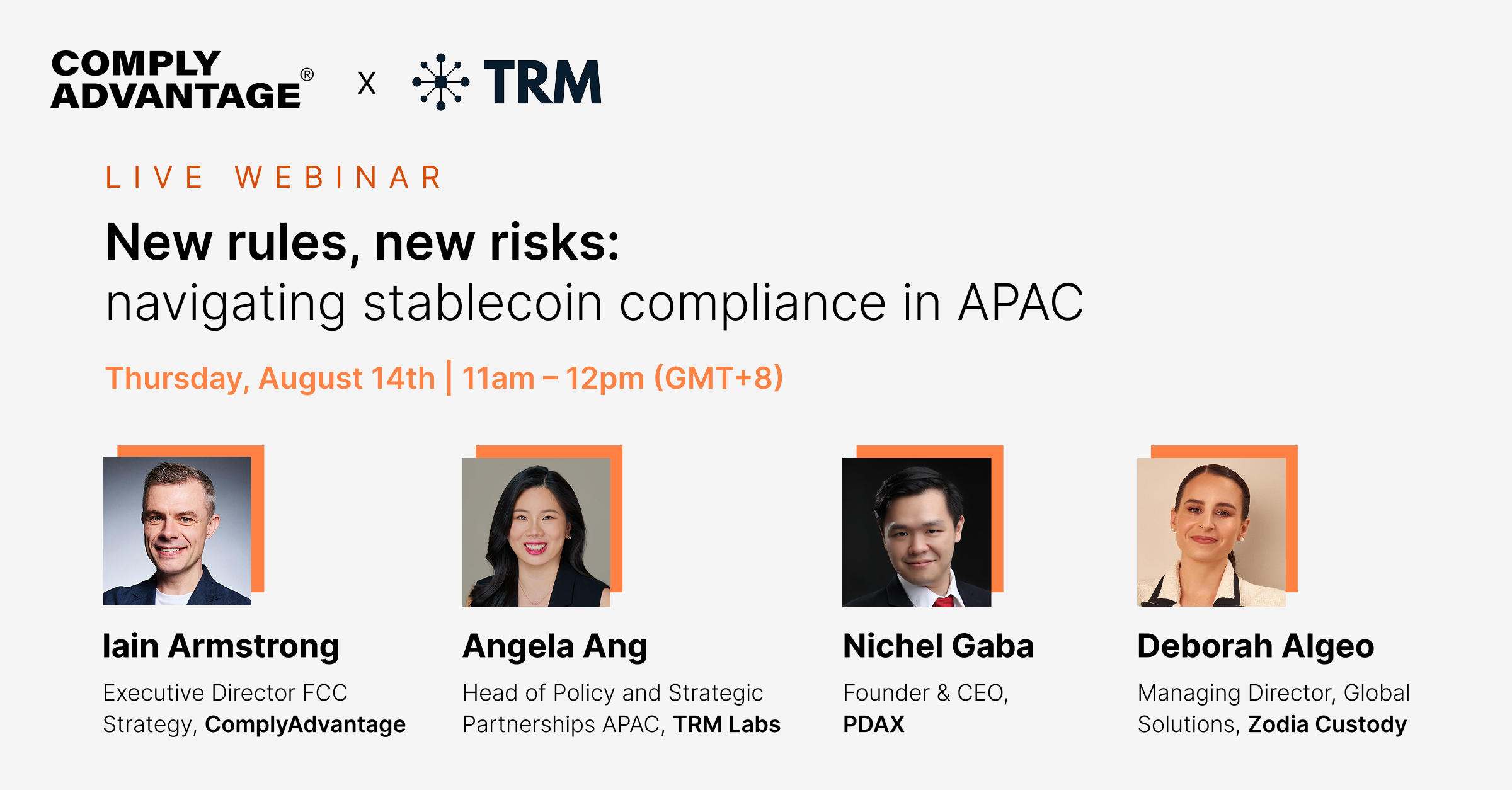 Navigating Stablecoin Compliance in APAC | Webinar by ComplyAdvantage