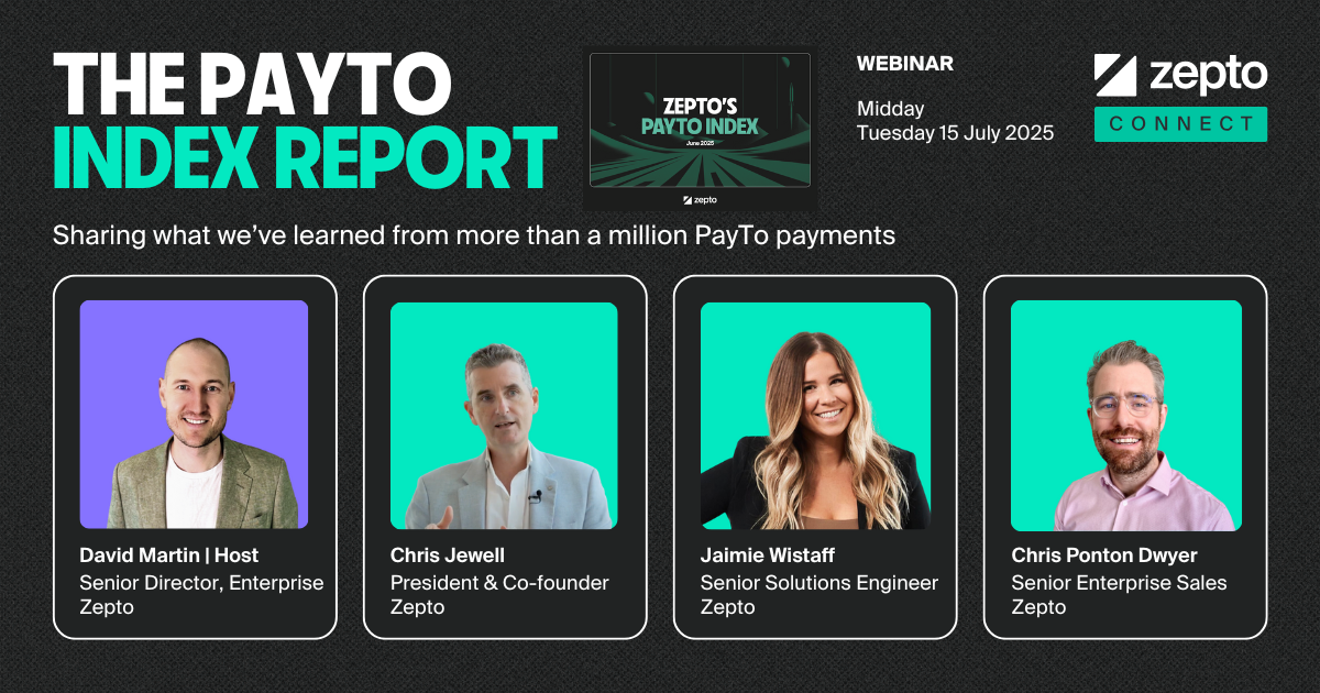 Webinar | Zepto PayTo Index Report