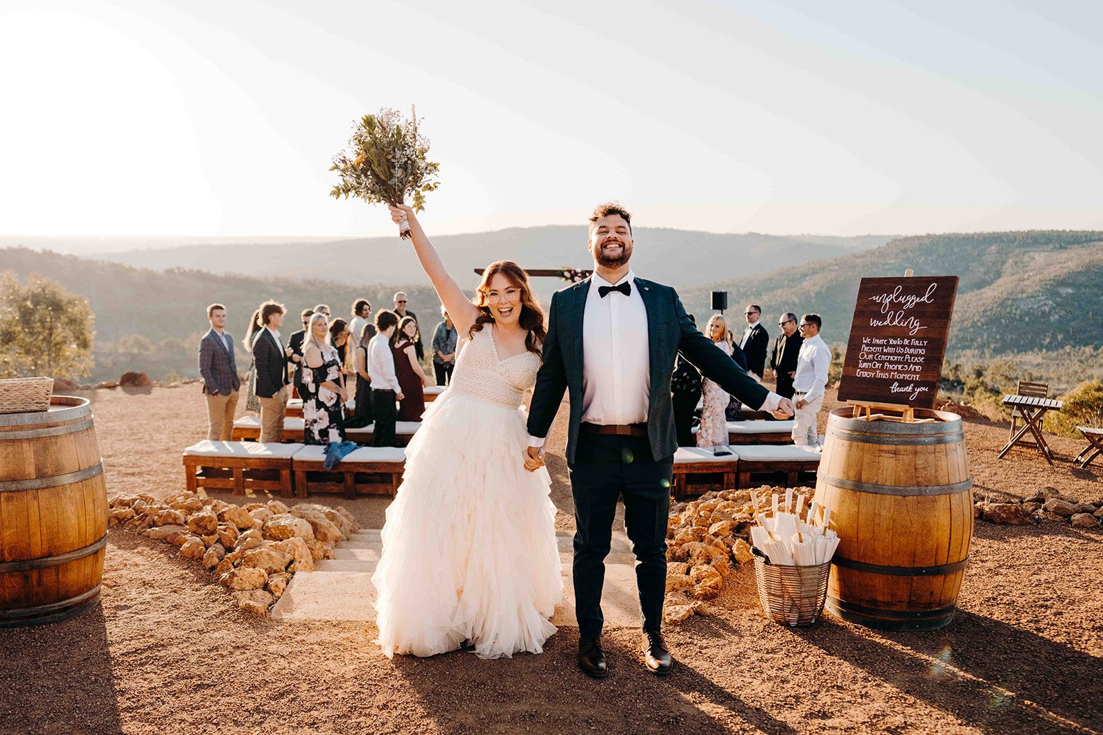 Tori gets married at Riverbank winery