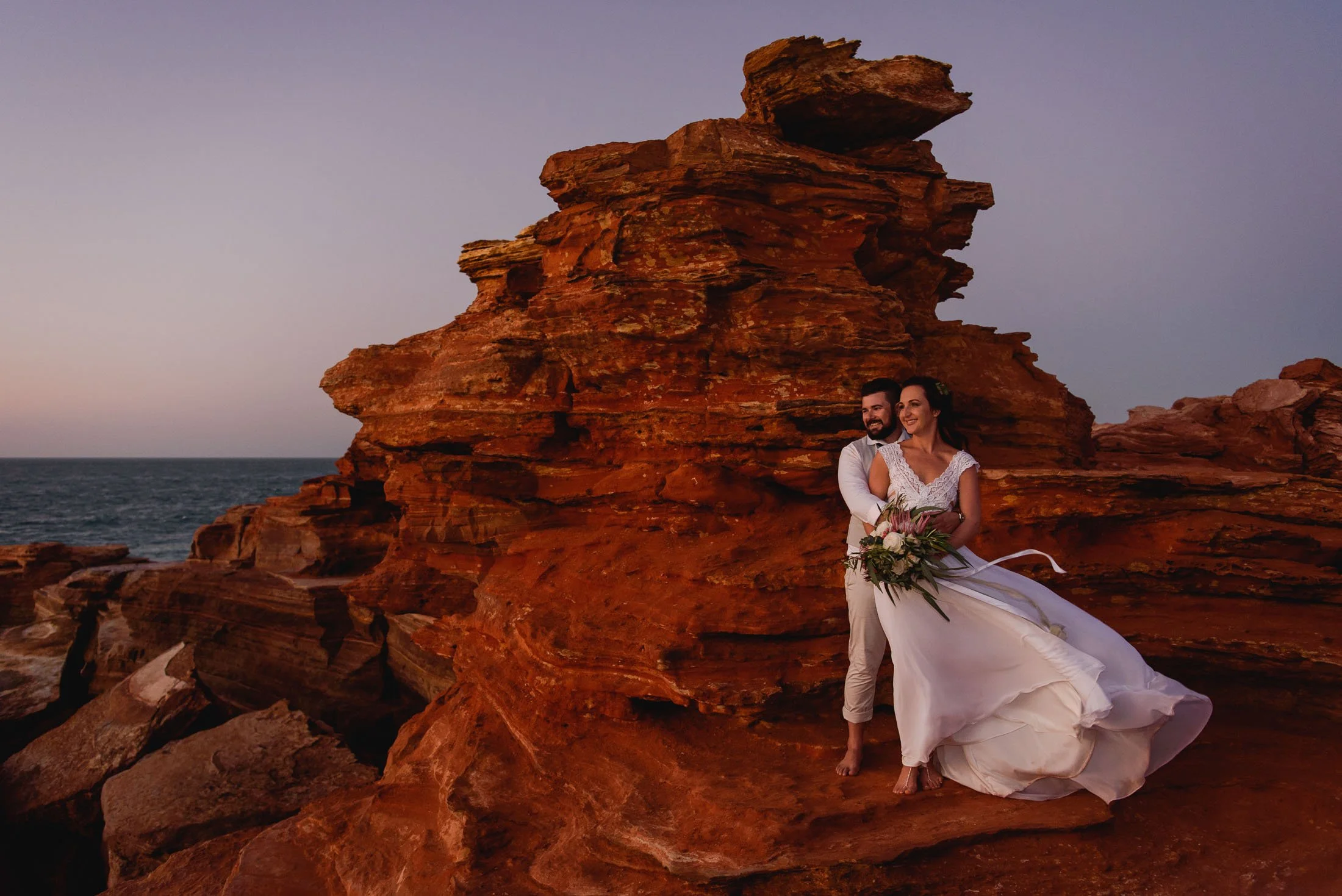 Ange and Steve in Broome