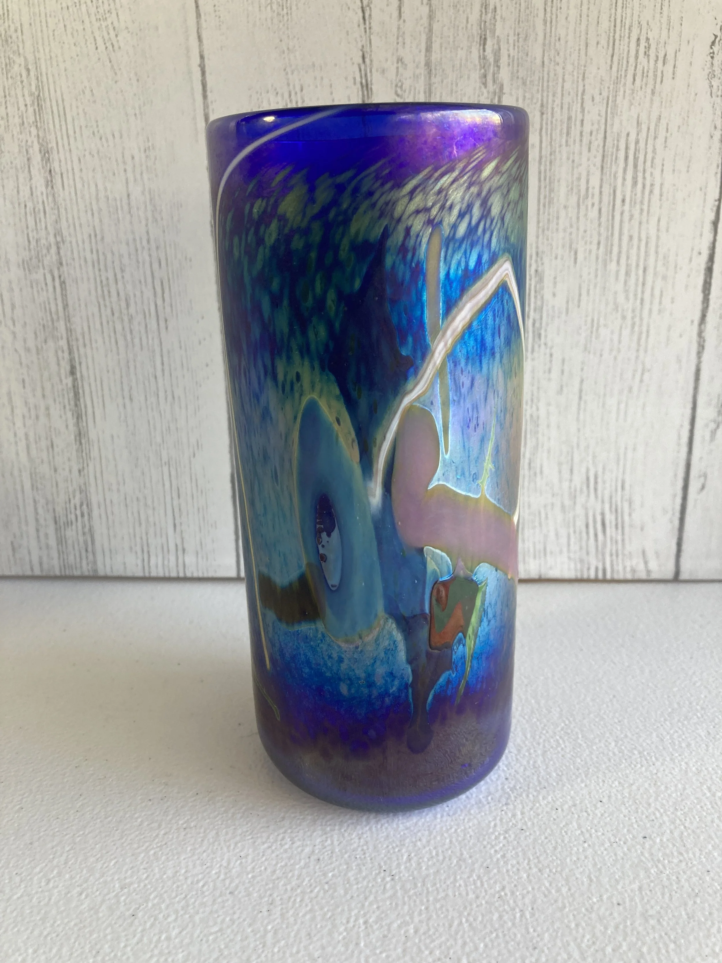 Artisanal Hand-Blown Glass Vase - Isle of the Wight Studio