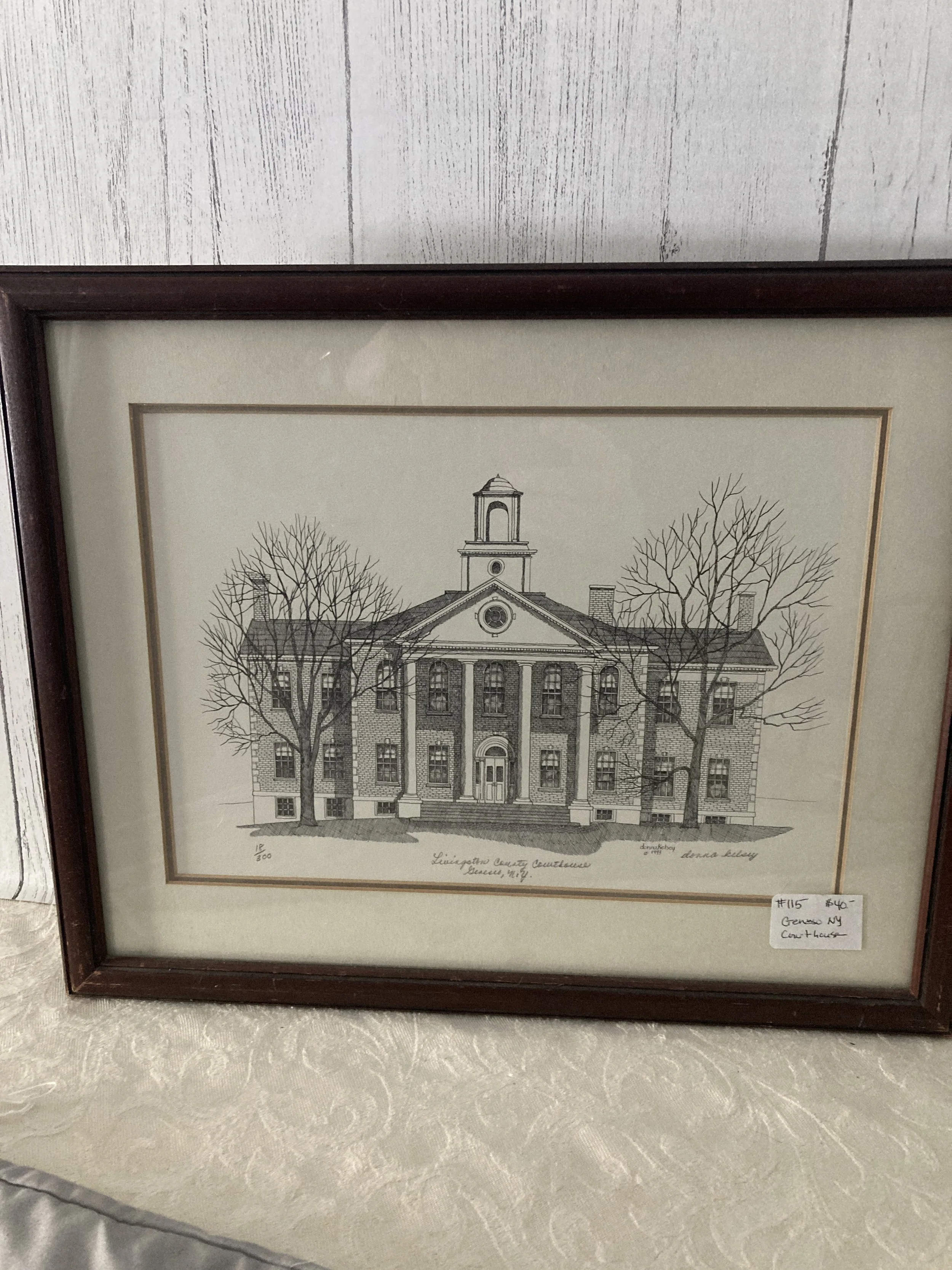 Historic Courthouse Pen and Ink Print
