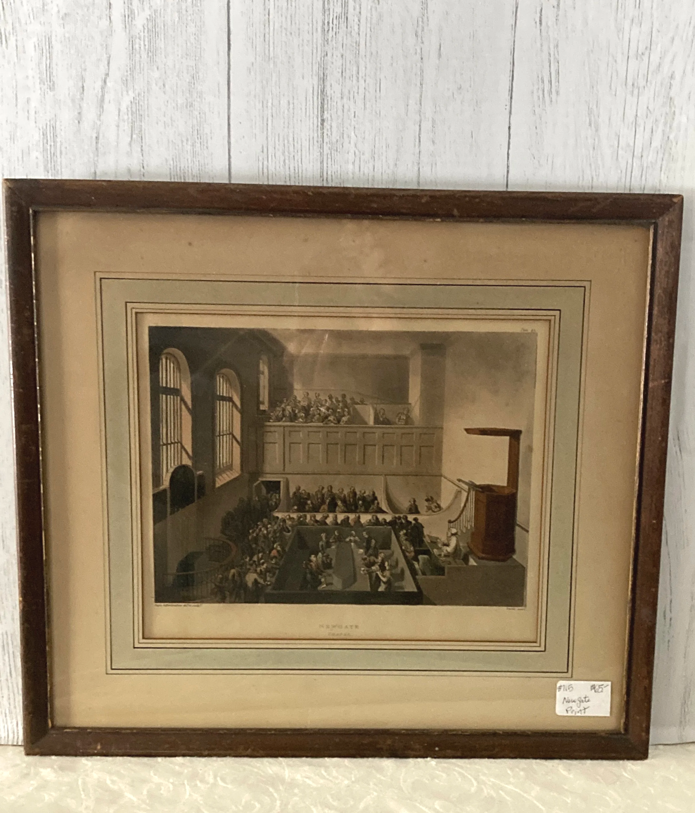Historic Court House Lithograph
