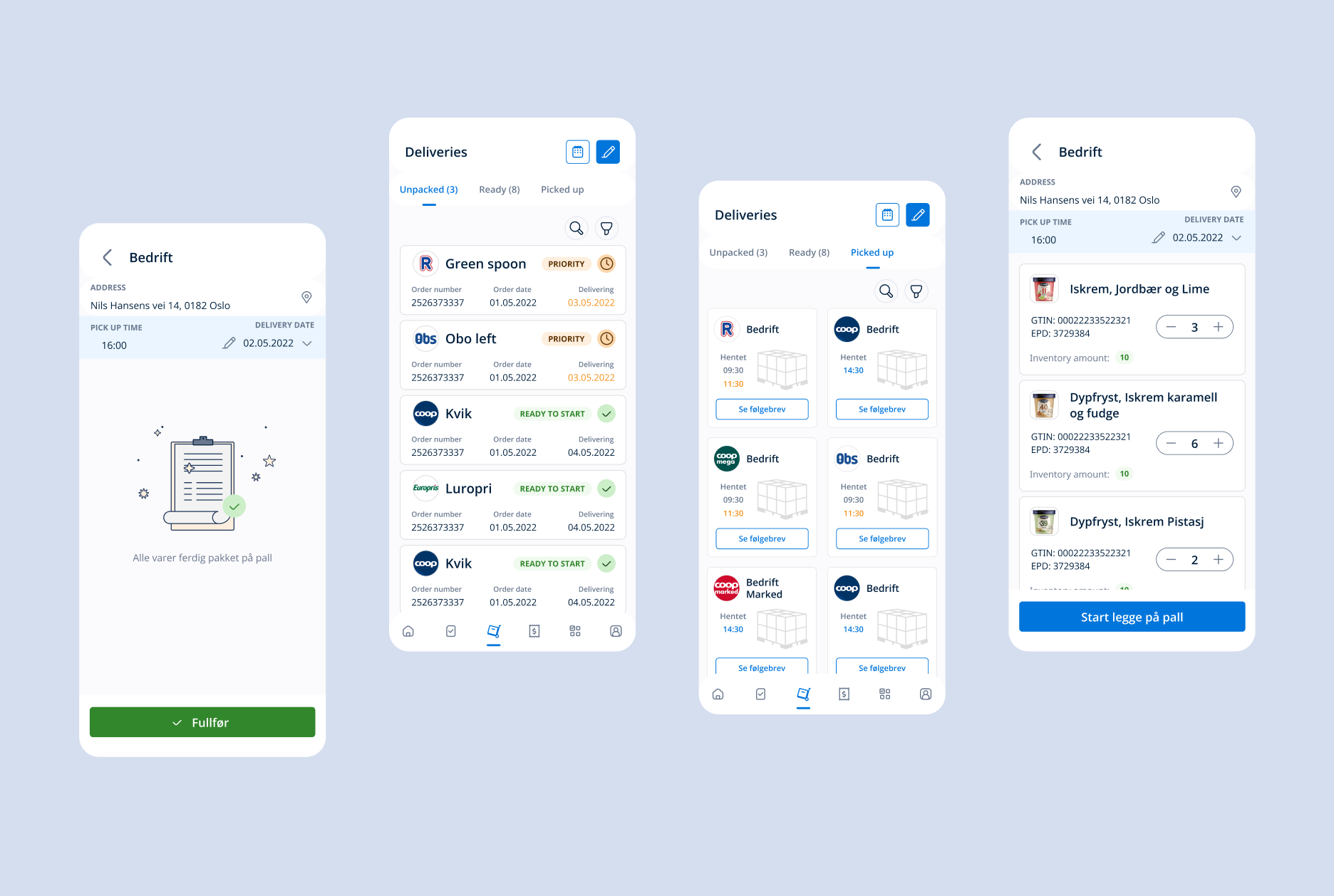 Pallet builder - app version