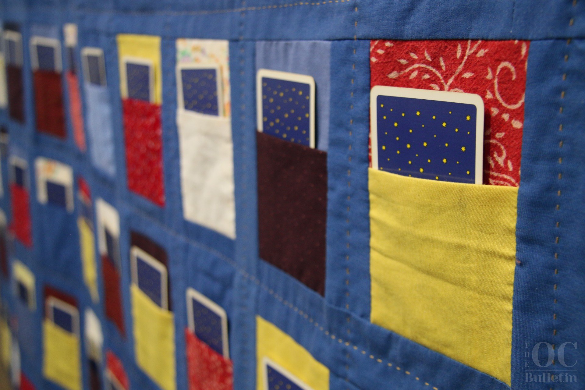  Closeup of “Cartomancy Quilt” by Amanda Wagstaff. (Photo Credit: Andra Landi) 