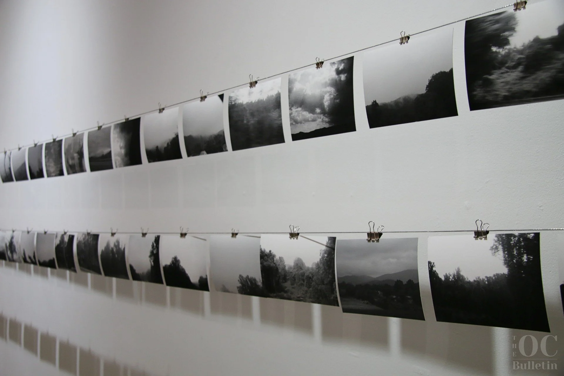 Black-and-white photos by Kiernan Lofland, part of the “Parlor of the Spirit” exhibit at The Arts Center In Orange. (Photo Credit: Andra Landi)
