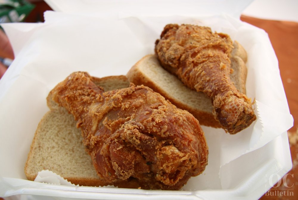  The winning chicken legs balanced crispiness, tenderness and seasoning to bring home the prize at the Gordonsville Famous Fried Chicken Festival. (Photo Credit: Andra Landi) 