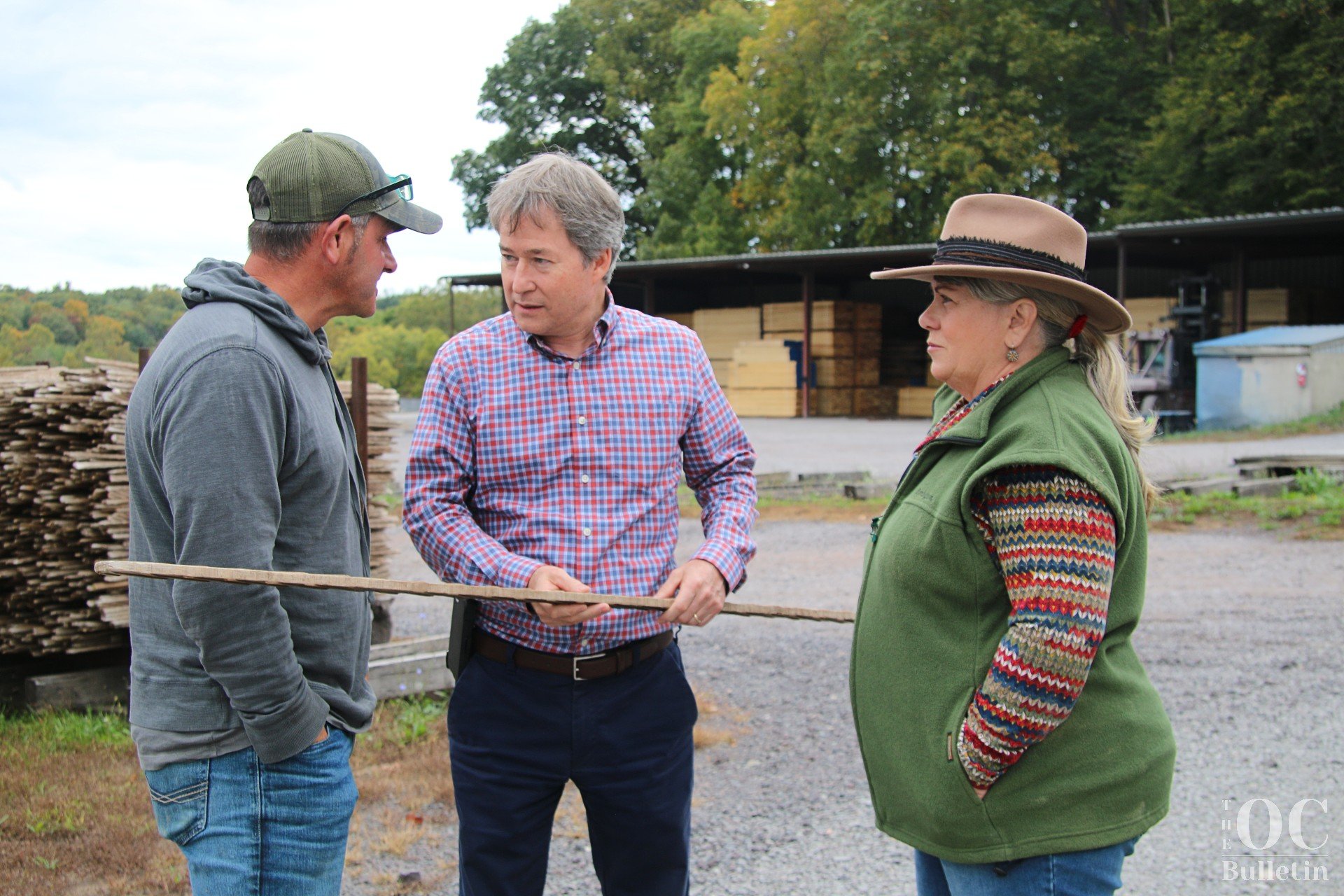  From left to right: Jamie Coleman, Rob Farrell and Susan Seward. (Photo Credit: Andra Landi) 