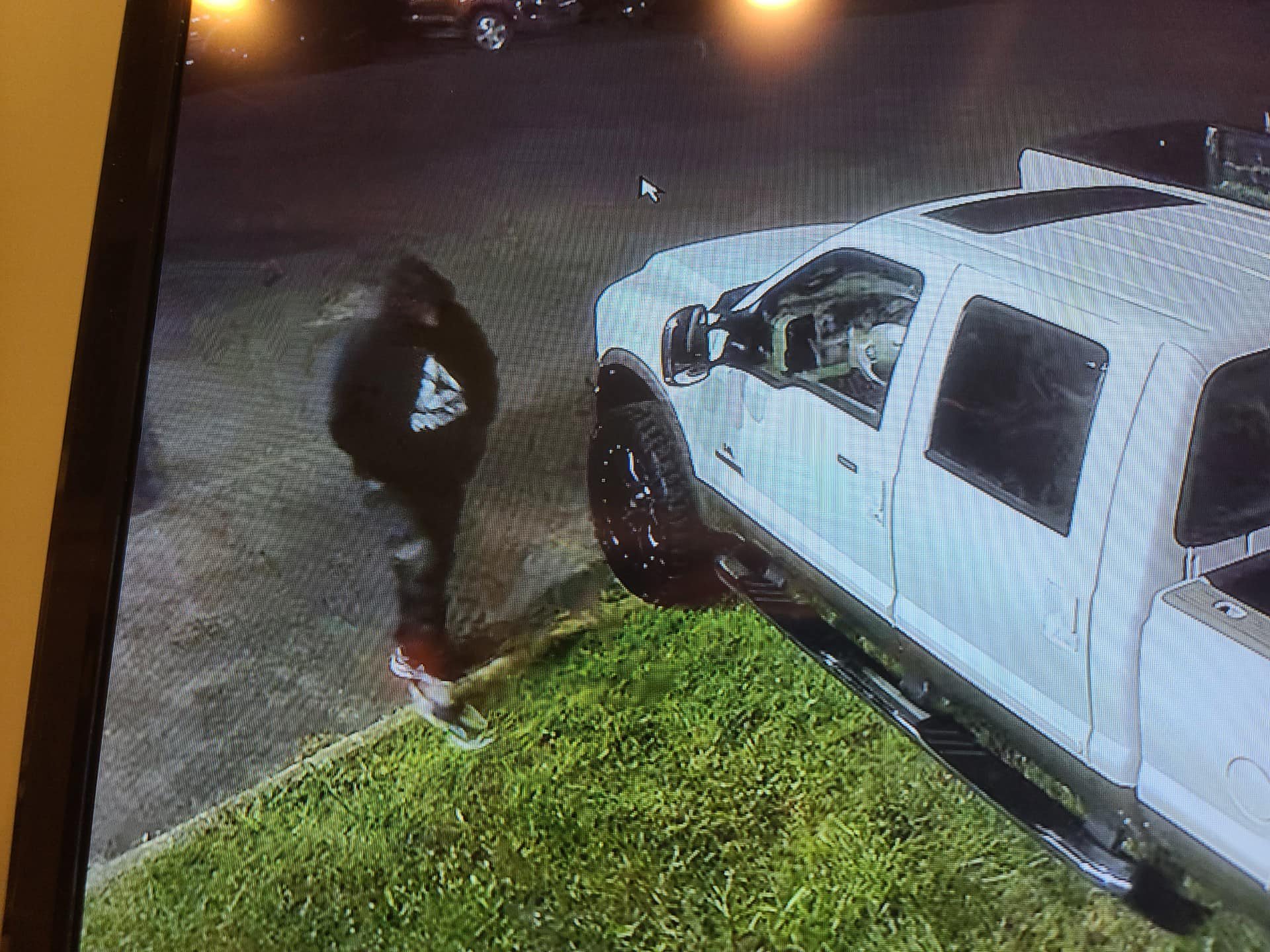  The Orange County Sheriff’s Office is investigating an attempted vehicle theft in the early morning hours of Oct. 13 at E &amp; M Auto Sales in Locust Grove. (Photo Credit: Orange County Sheriff’s Office) 