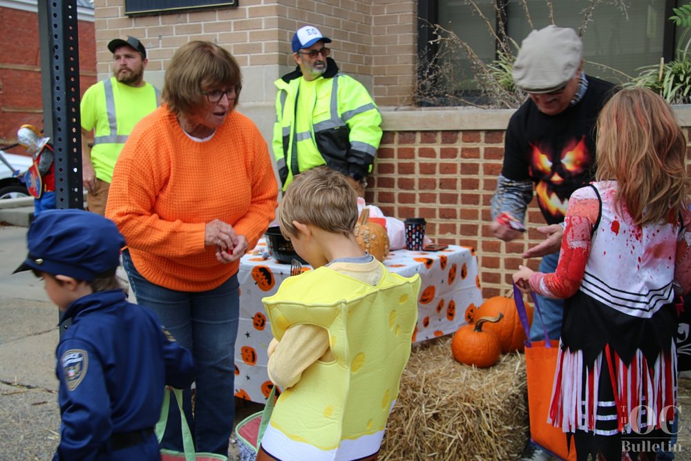  The Town of Orange and Orange Downtown Alliance held their annual trick-or-treating event Tuesday, Oct. 31, on Main Street. (Photo Credit: Andra Landi)  