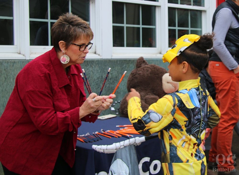  The Town of Orange and Orange Downtown Alliance held their annual trick-or-treating event Tuesday, Oct. 31, on Main Street. (Photo Credit: Andra Landi)  