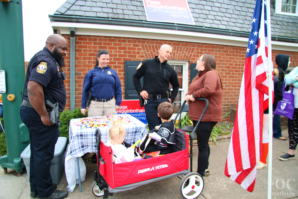  The Town of Orange and Orange Downtown Alliance held their annual trick-or-treating event Tuesday, Oct. 31, on Main Street. (Photo Credit: Andra Landi)  