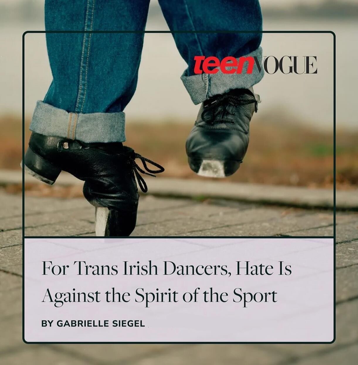 This St. Patrick&rsquo;s day, We could not be prouder of ODA&rsquo;s own @kjcampbellx , who was featured alongside this past week in Teen Vogue and in The New York Times discussing their experience as a trans Irish dancer in the world of competitive 