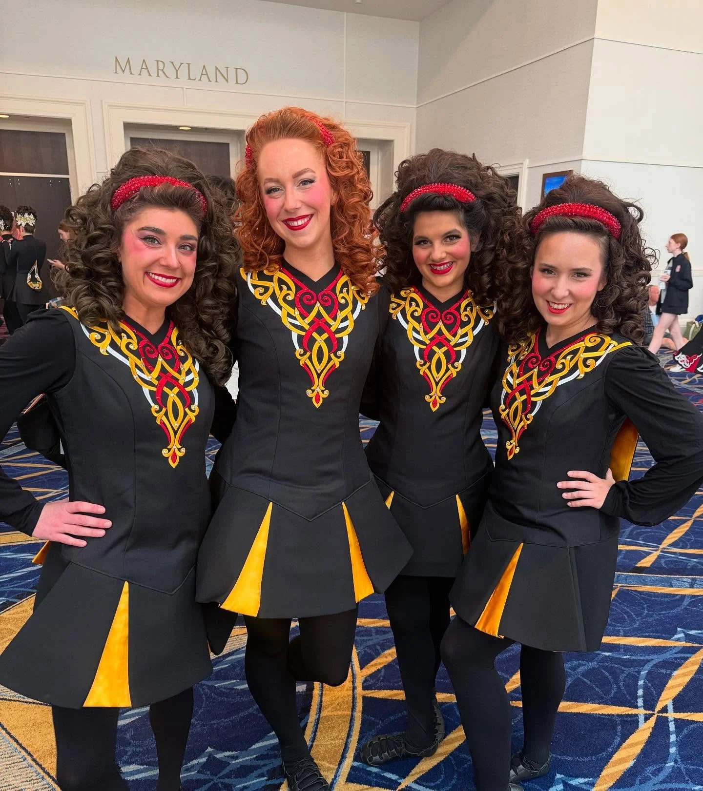 🦁FIONA C &bull; ELISABETH &bull; FIONA R &bull; ZOE🦁

Well done to our Senior Ladies 4Hand on their Nationals debut, and to Fiona C, Elisabeth and Zoe on their ceili debut for ODA! You came together, worked hard and looked amazing up there!