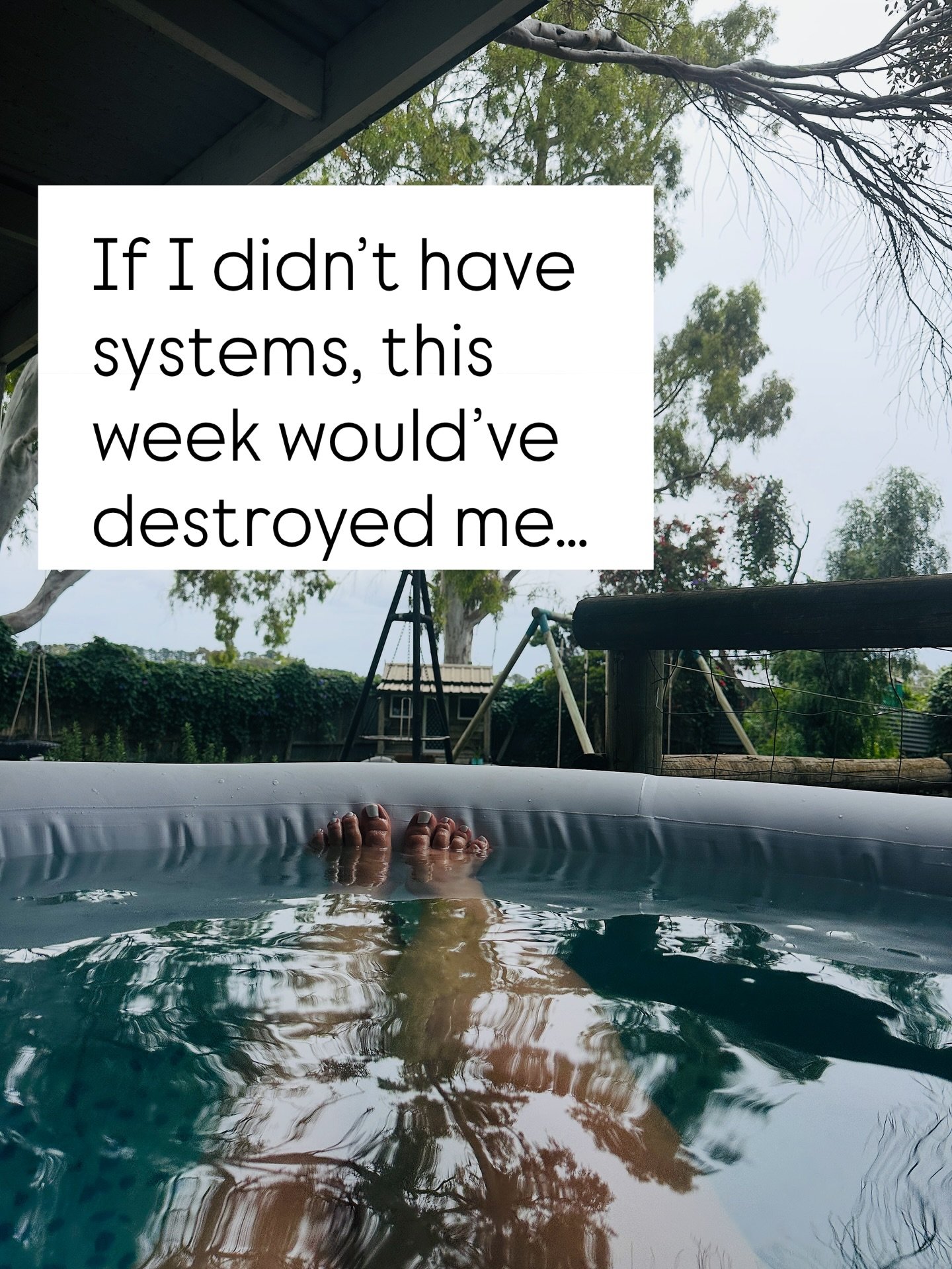 Still sick. Like&hellip; a full fkn week now. 
No bouncing back. No superwoman moment.
Just me, solo parenting, cancelling shit left and right, watching more movies in 7 days than I have all year and living between the couch, the spa and my bed.

And