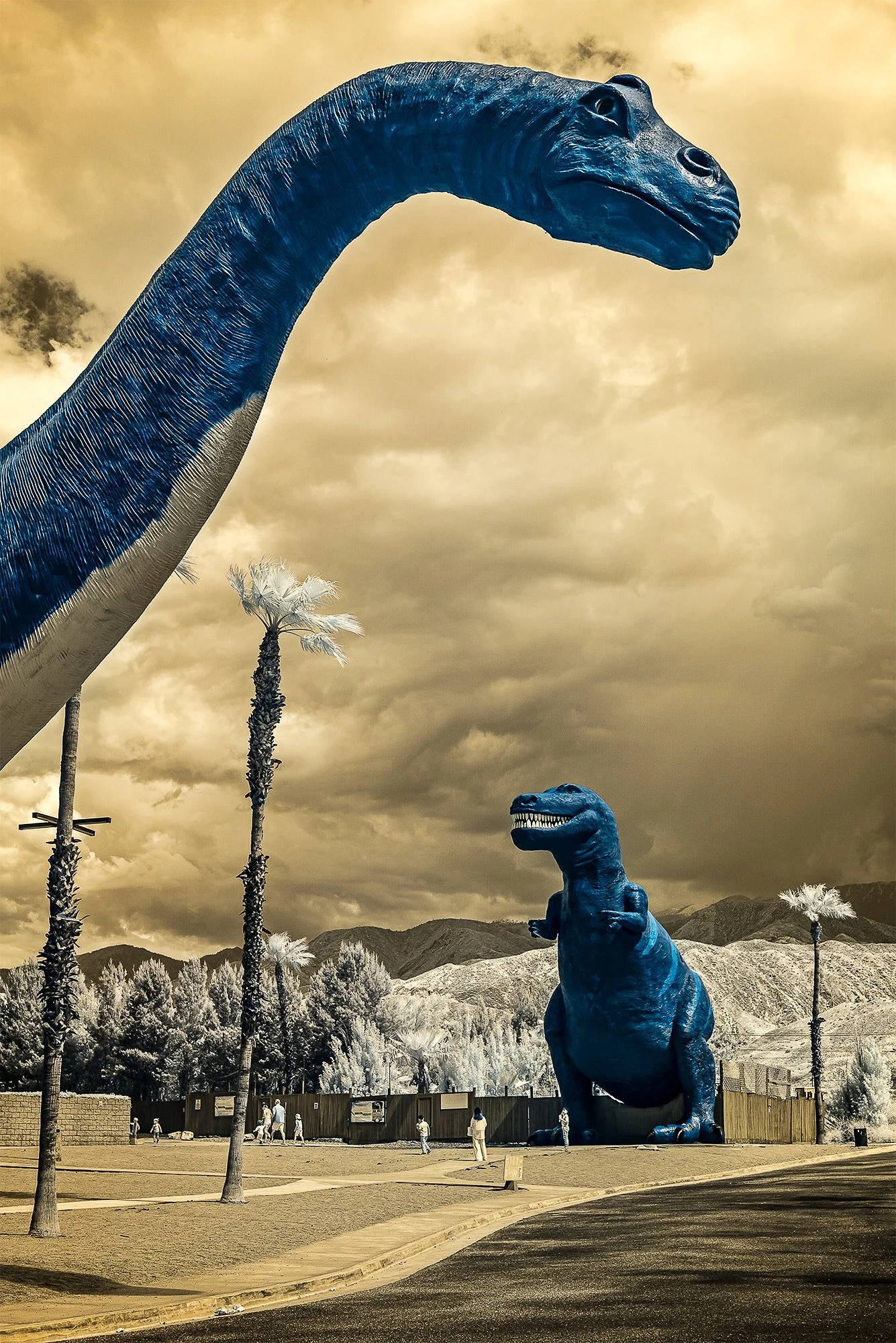 The Old Ways, Cabazon
(infrared image from - Rift: Unearthing the Divide Along the San Andreas Fault)
