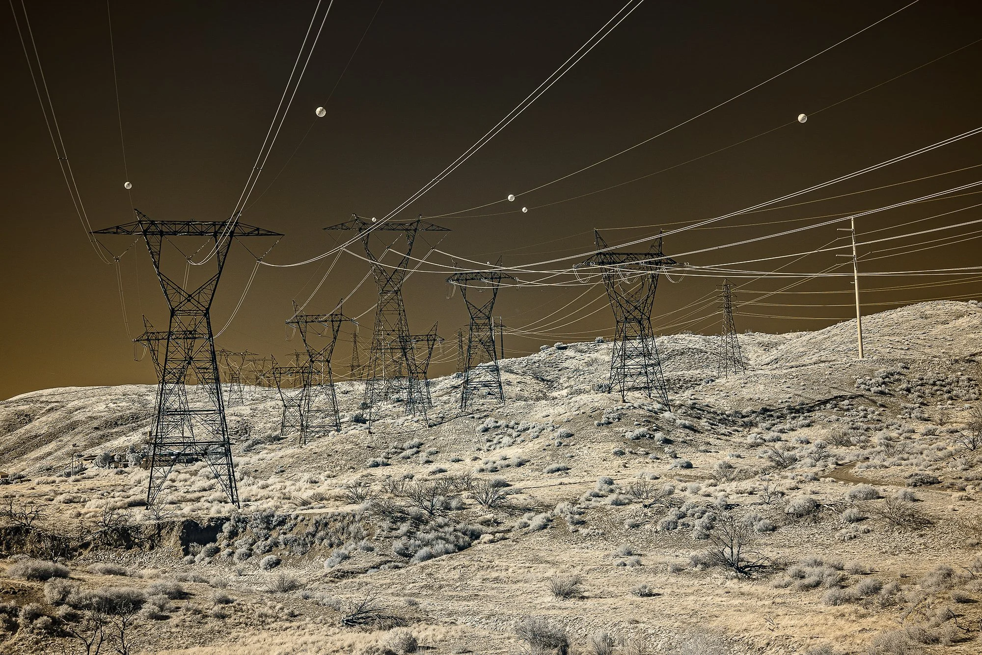 The Power Structure, Palmdale
(infrared image from - Rift: Unearthing the Divide Along the San Andreas Fault)
