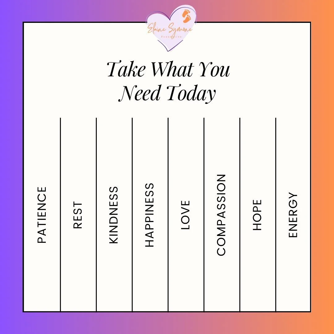 Take what you need, and know that you are cherished and supported. 💜🧡