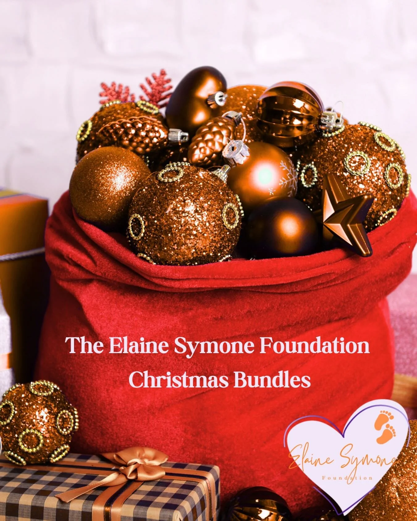 We&rsquo;re so excited to announce our next holiday project: Christmas Bundles!💜✨ 

This season, The Elaine Symone Foundation is bringing &ldquo;A Little Light in the NICU&rdquo; to families spending Christmas beside their little fighters. We will a