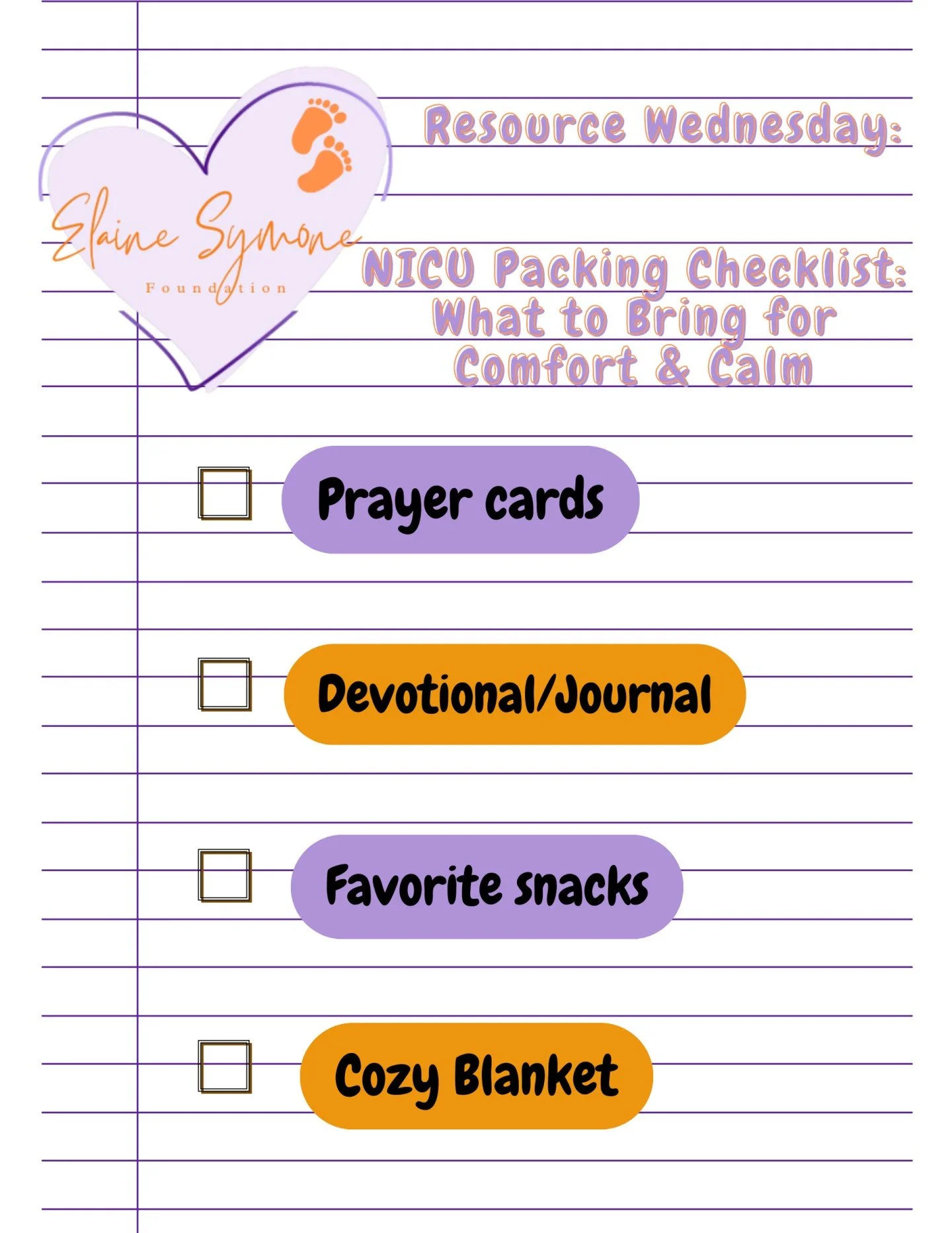 The holidays can feel especially heavy when your baby is in the NICU; routines change, emotions run high, and the season looks different from what you imagined. That&rsquo;s why we created a special resource just for you: our Holiday NICU Packing Che