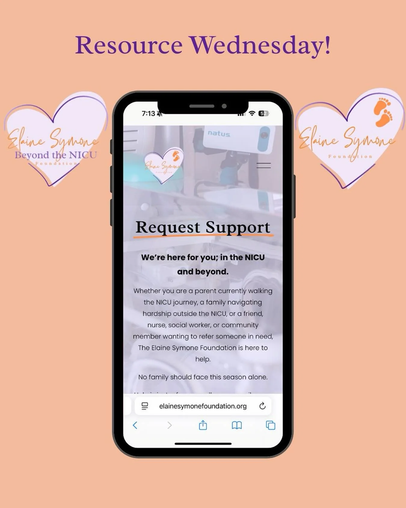 We will be welcoming 2026 very soon, and whether you&rsquo;re a family currently in the NICU, or a family experiencing hardship, we want you to know that support is here for you now and in the new year.✨

We have two support forms designed to meet a 